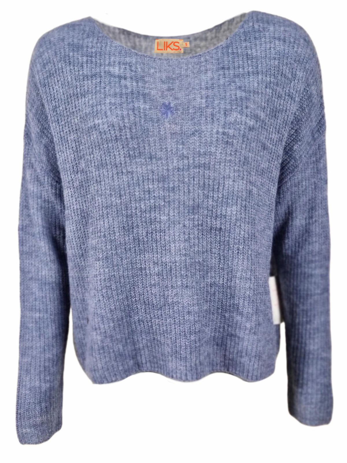 Damen Strickpullover leichte Rippe aus Alpaka-Woll-Mischung - BriaC