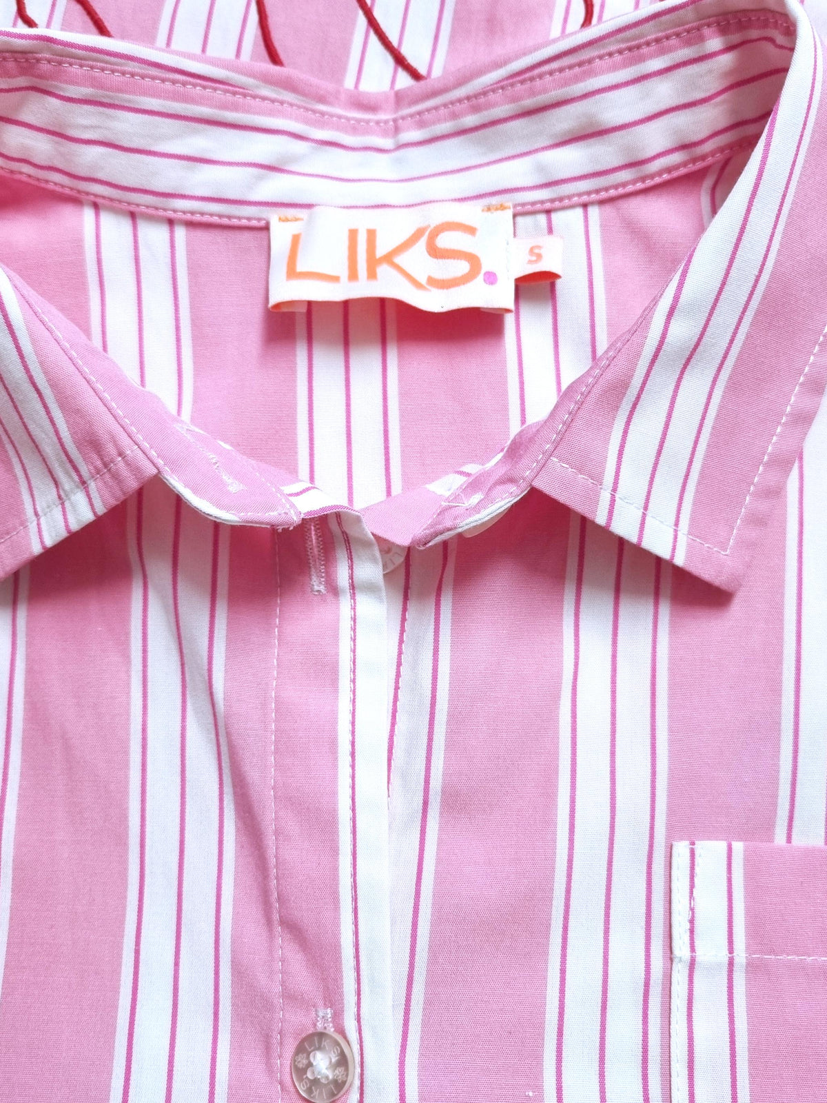Women's striped blouse with sun embroidery - GraceC