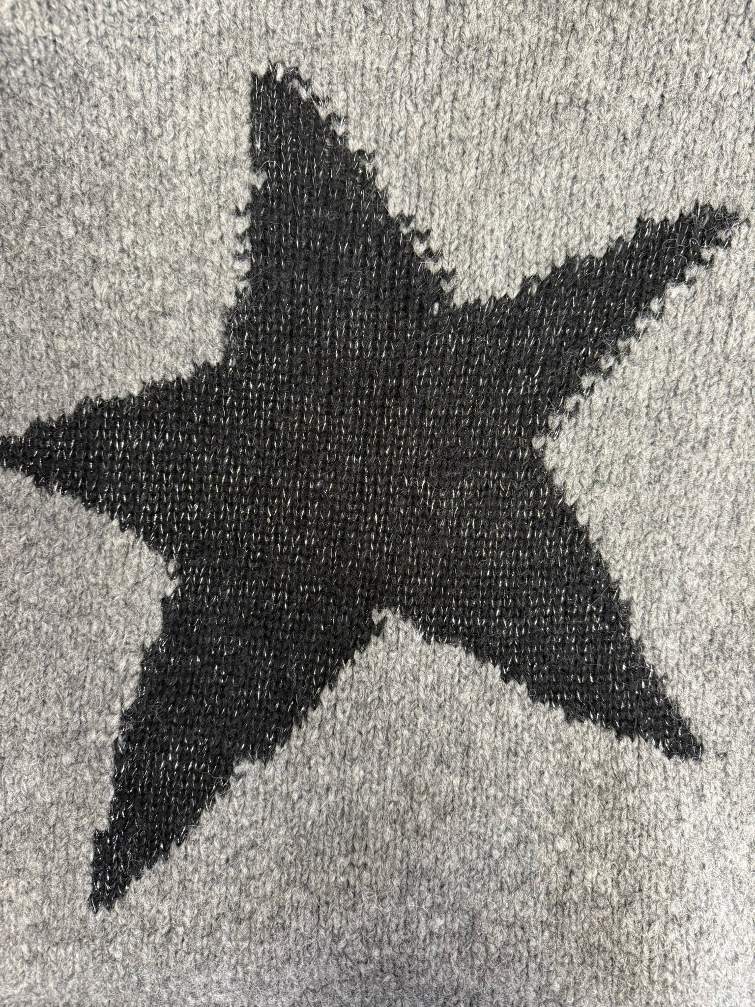 Strickpullover V-Neck Sternintarsie RT