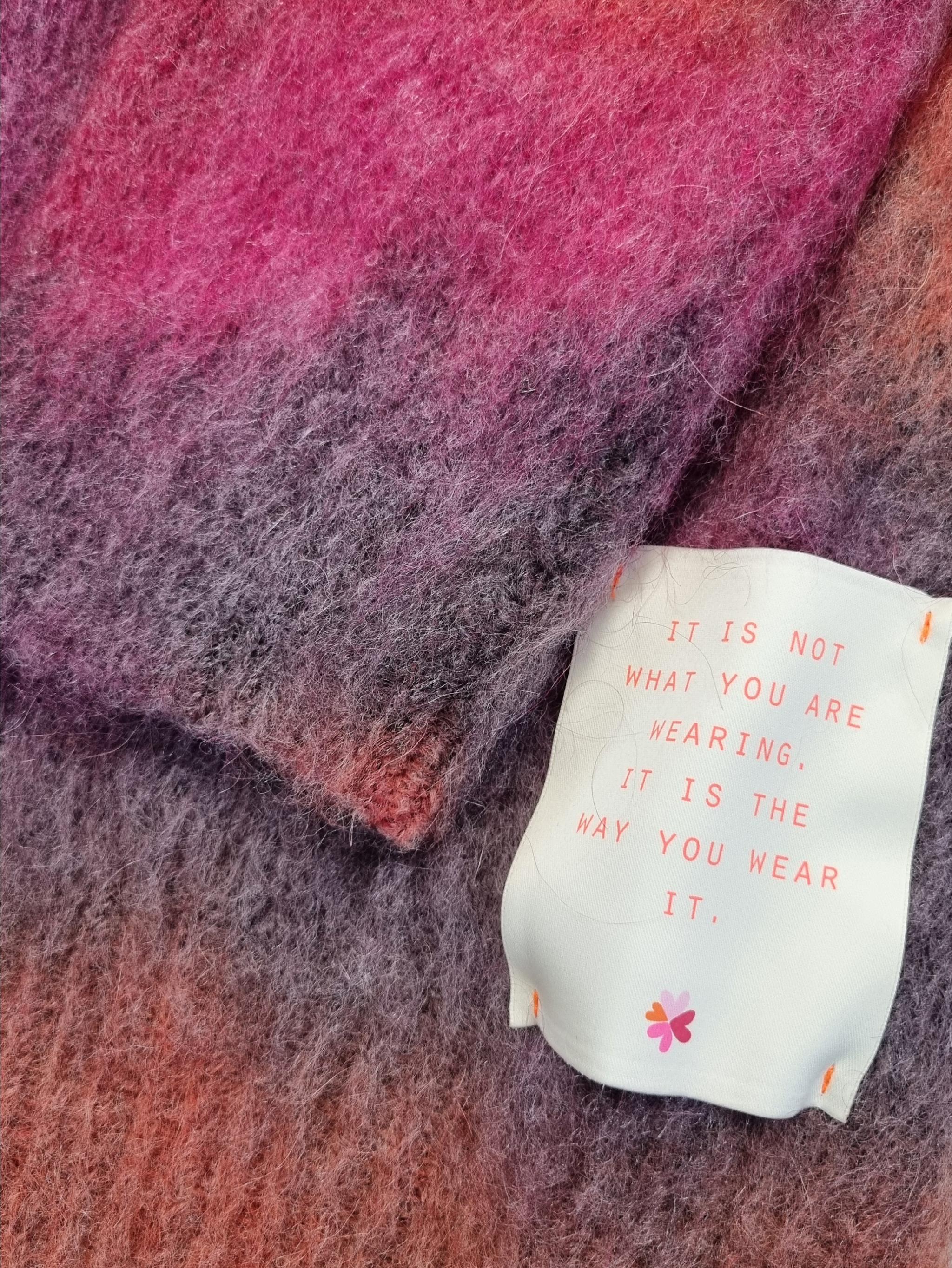 Strickpullover "Autumn" gesprüht