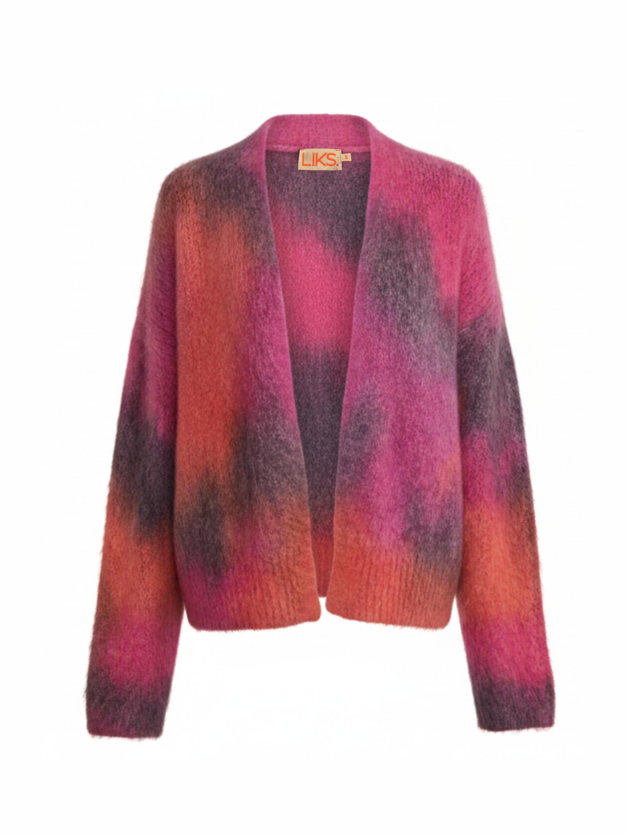 Gilet ouvert court vaporisé