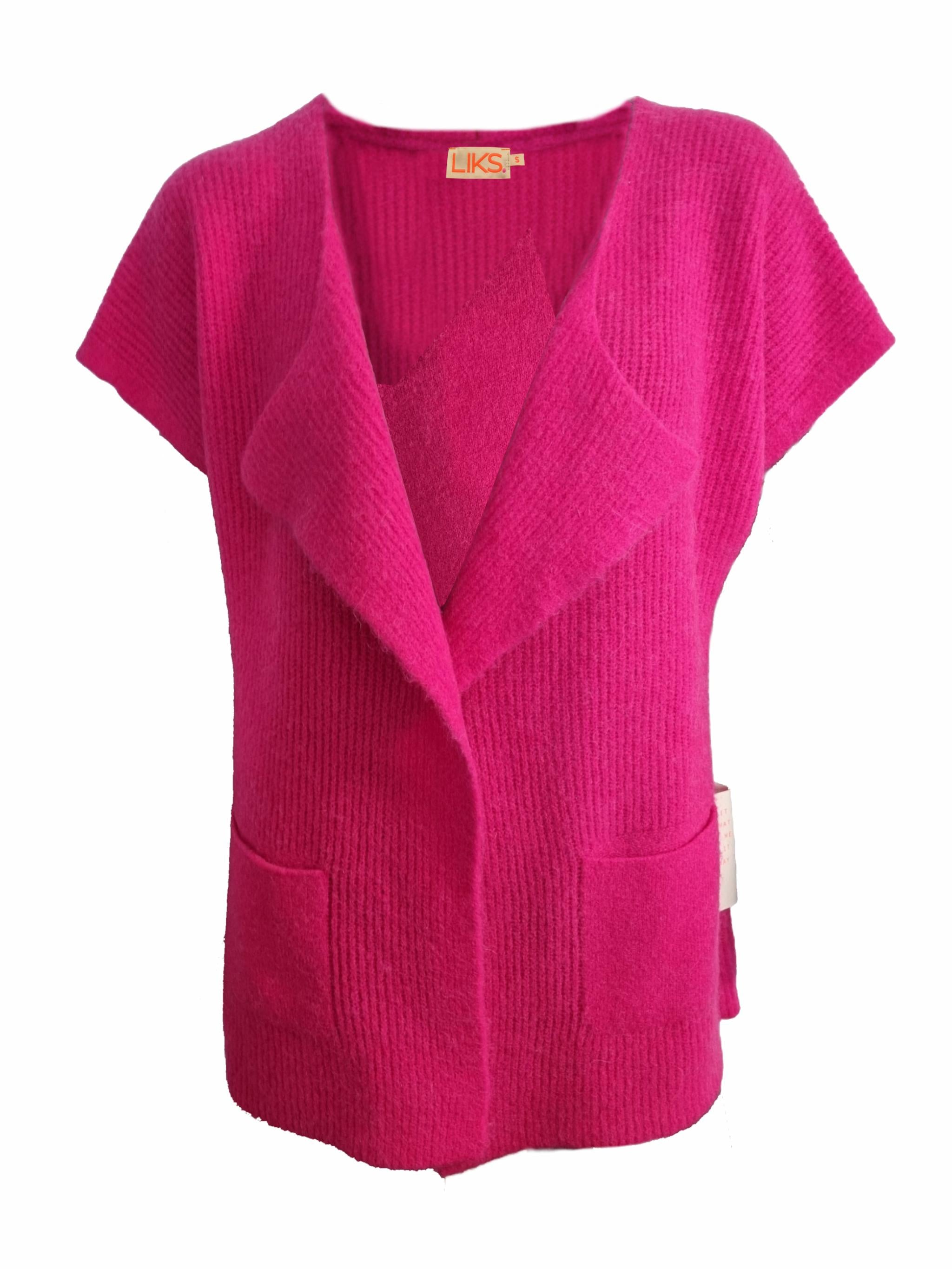 Gilet ouvert court manches 1/2
