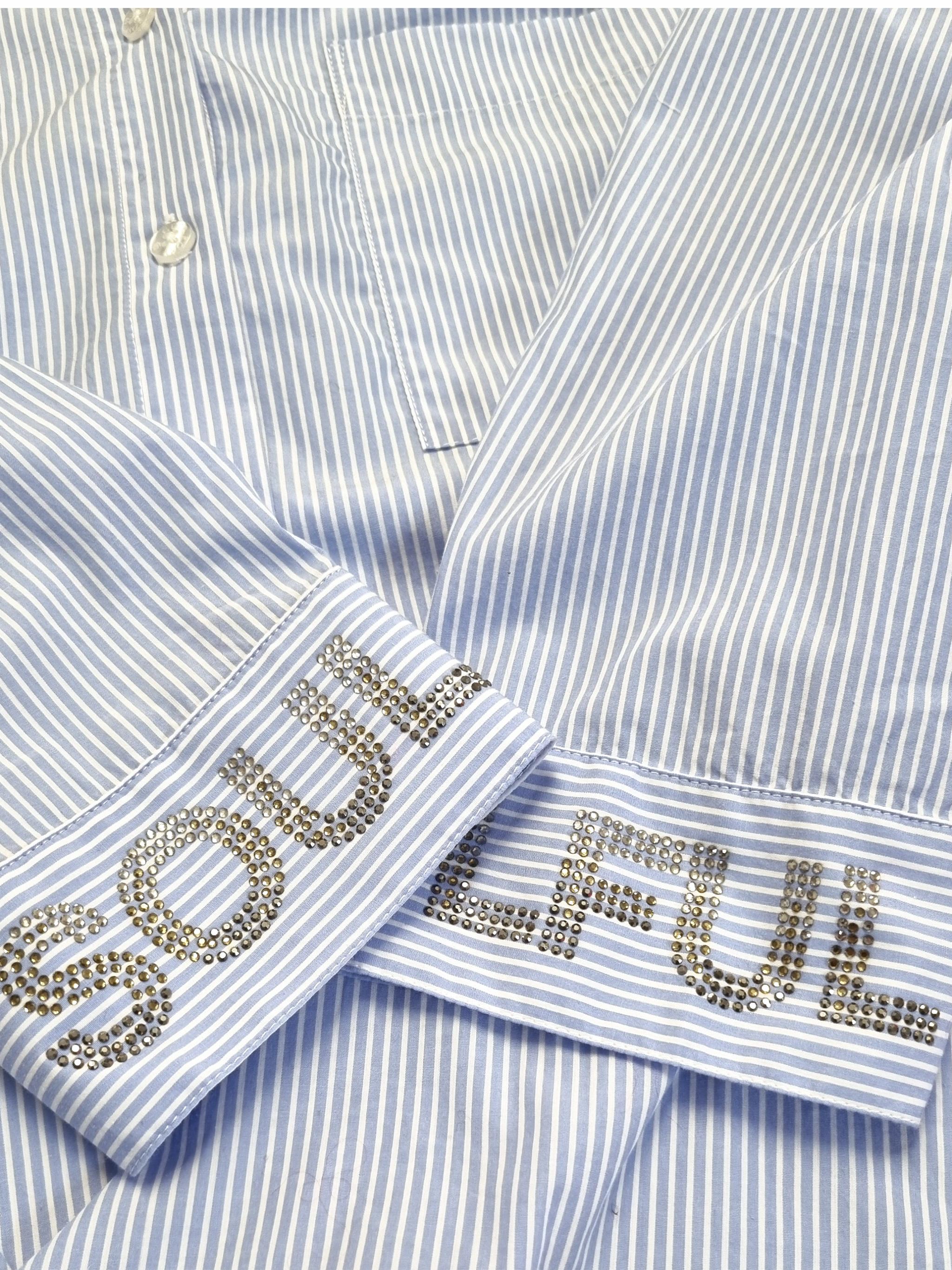 Damen Bluse Manschetten mit Strasssteinen "Soulful" - GloriaC