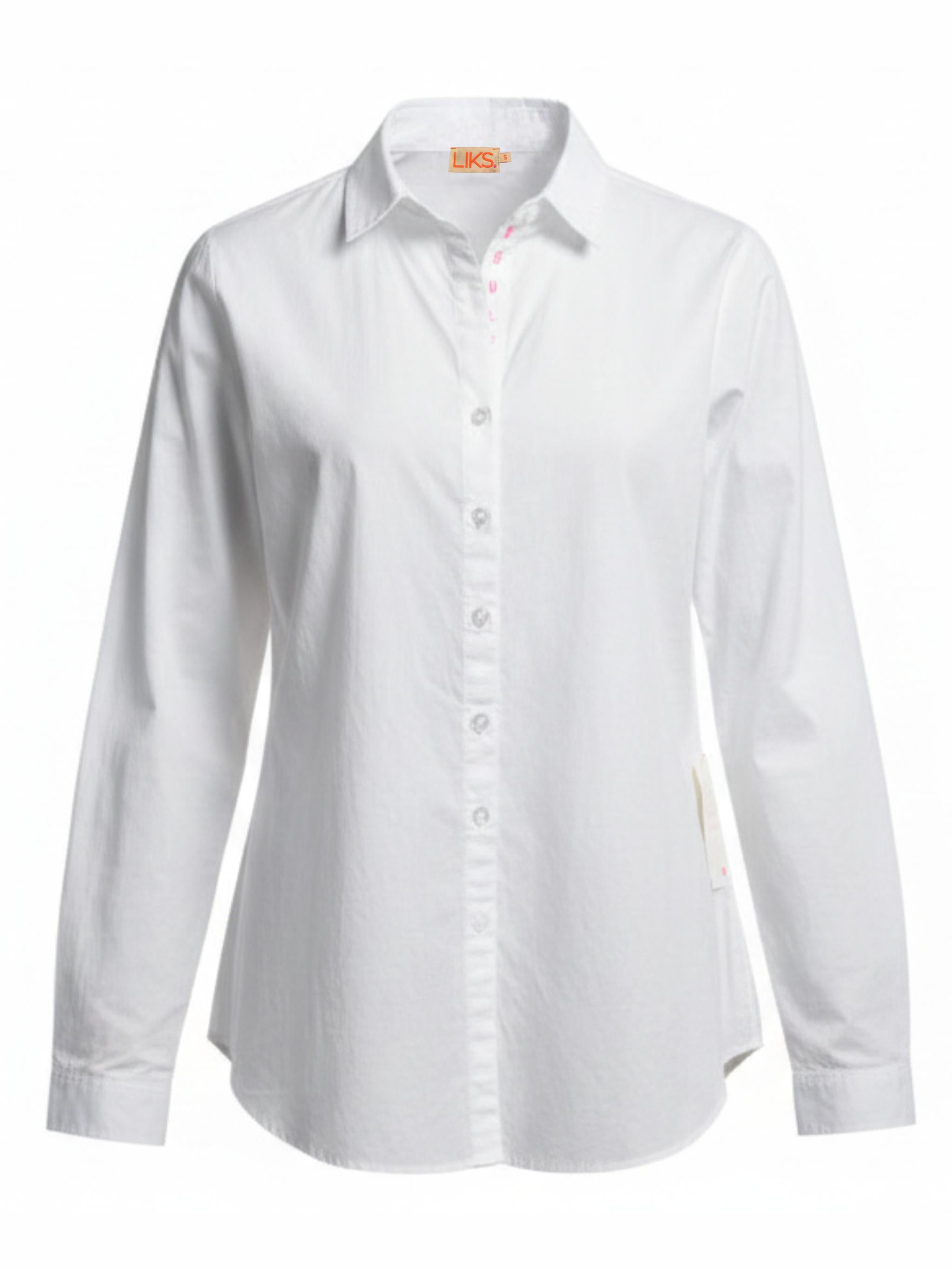 Bluse mit Jacquard Rückenteil