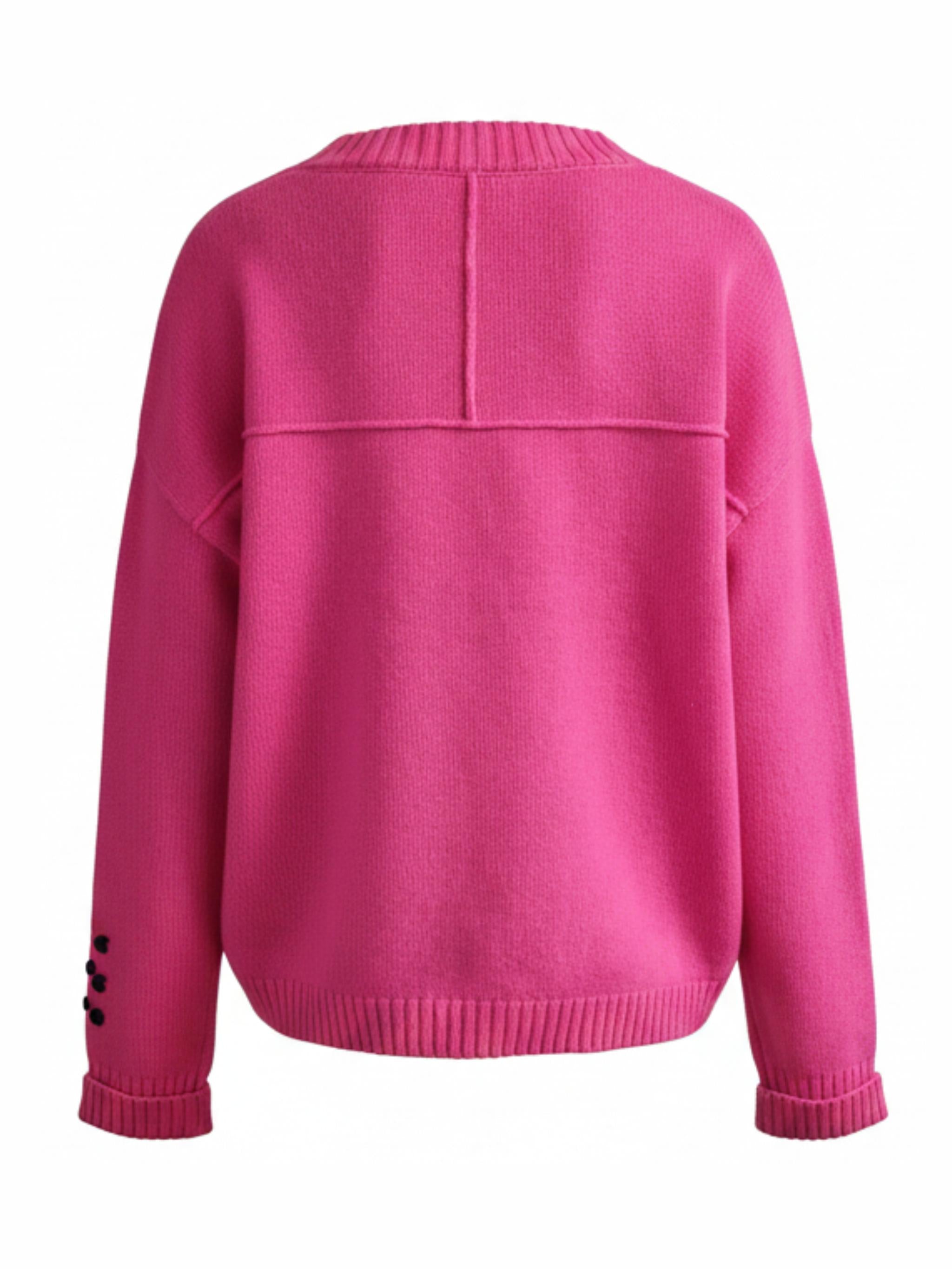 Pink sweater with stars