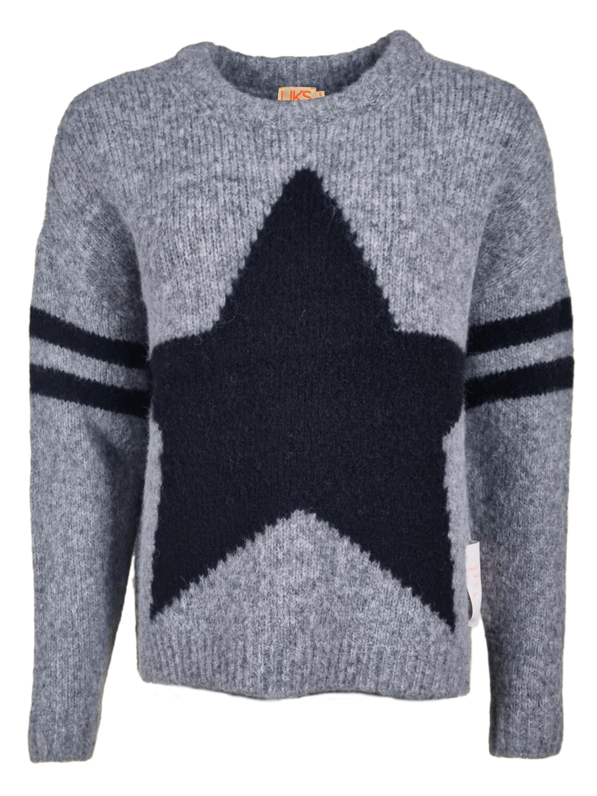 Damenstrickpullover mit Sternmotiv - AliceC