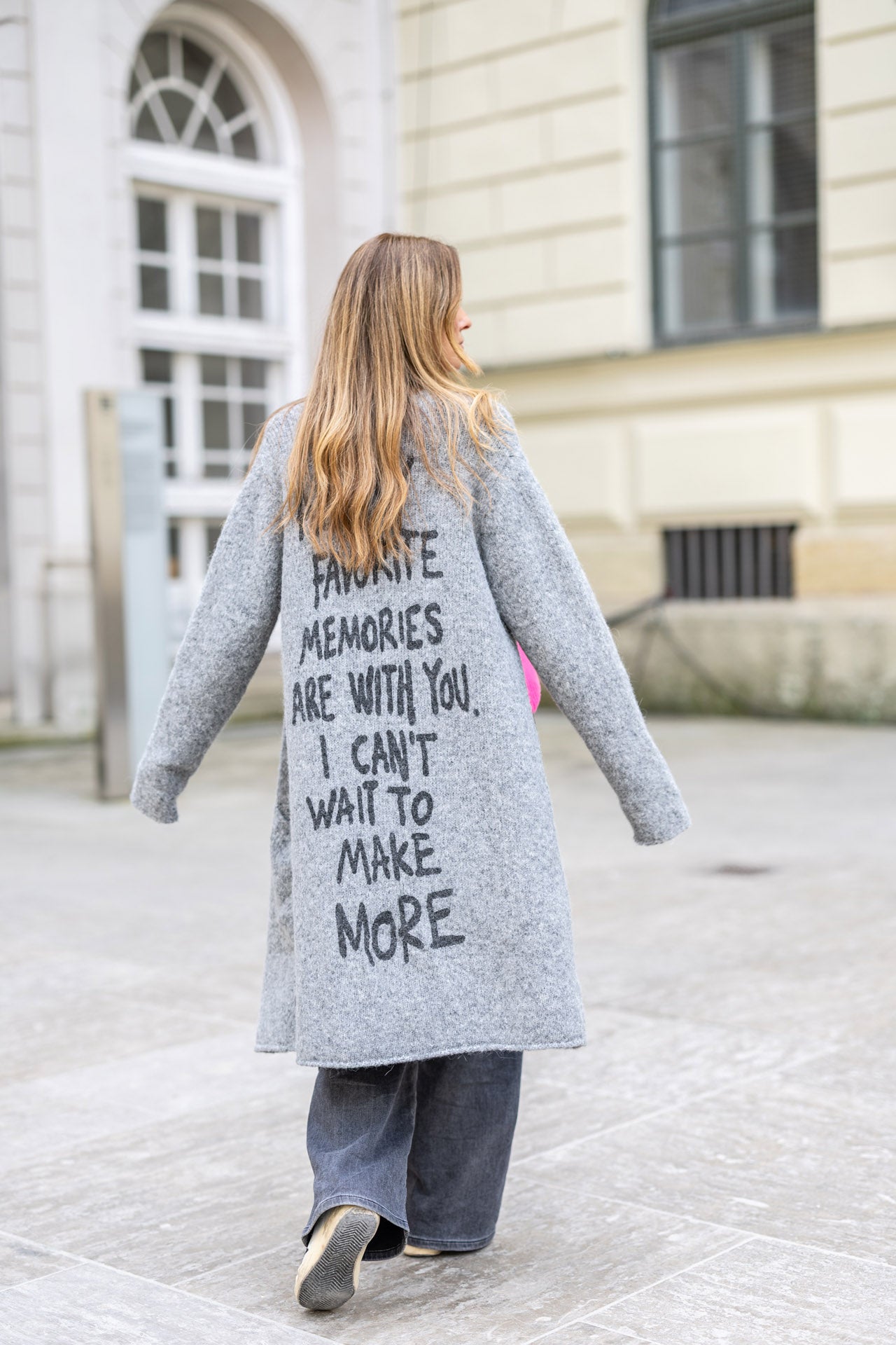 Strickjacke lang "Favorite Memories"