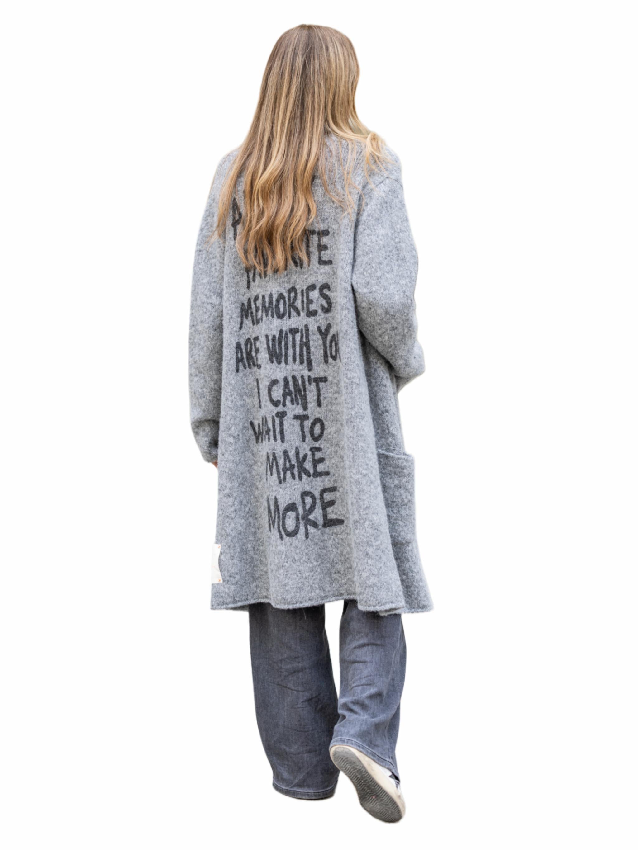 Strickjacke lang "Favorite Memories"