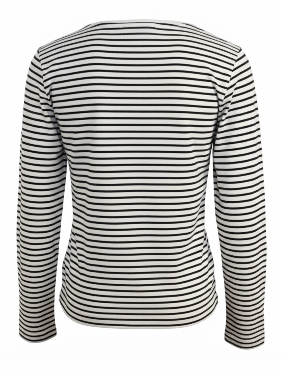Langarmshirt mit dezenten Glitzer Streifen
