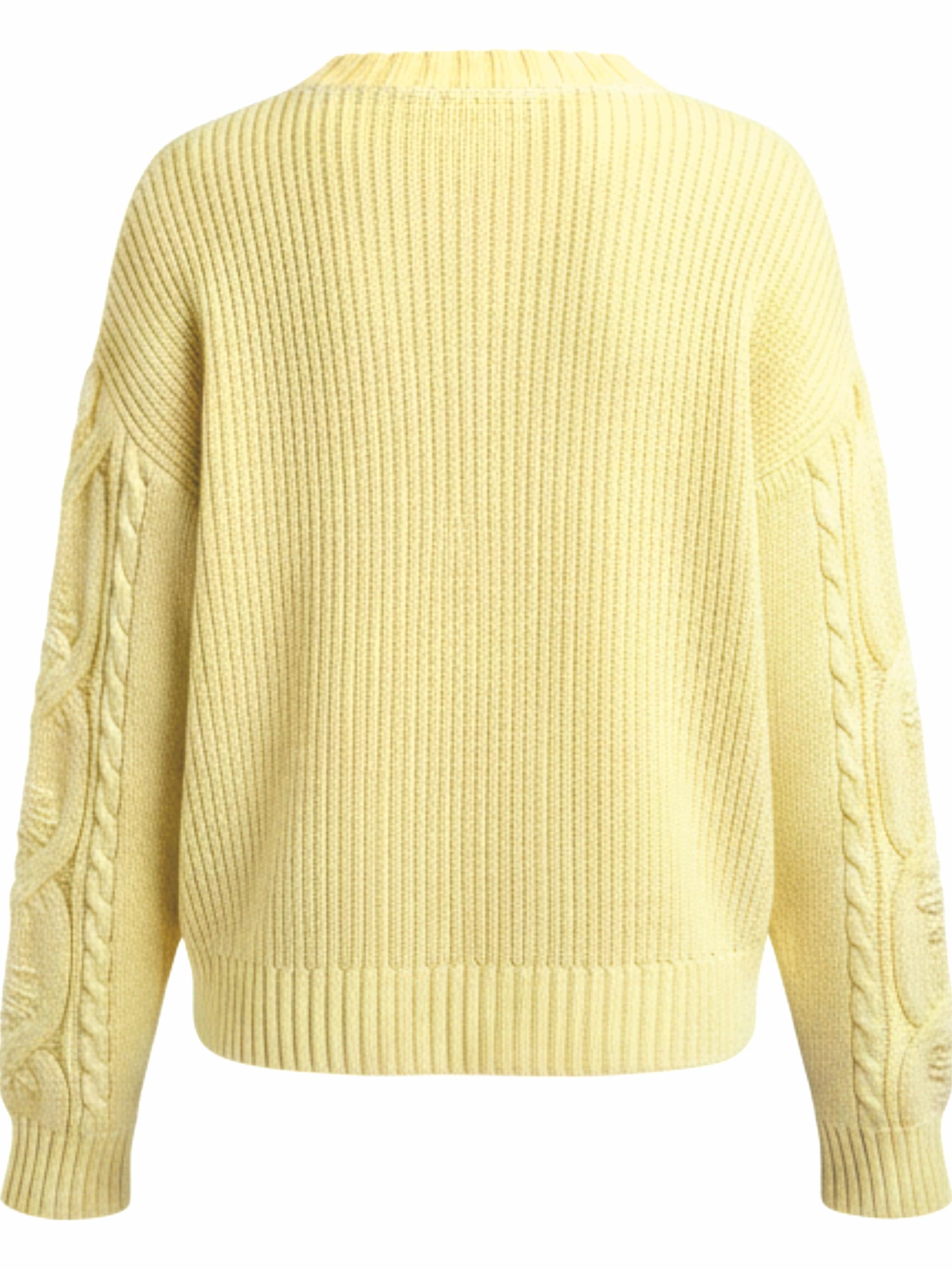 Pull torsadé en coton