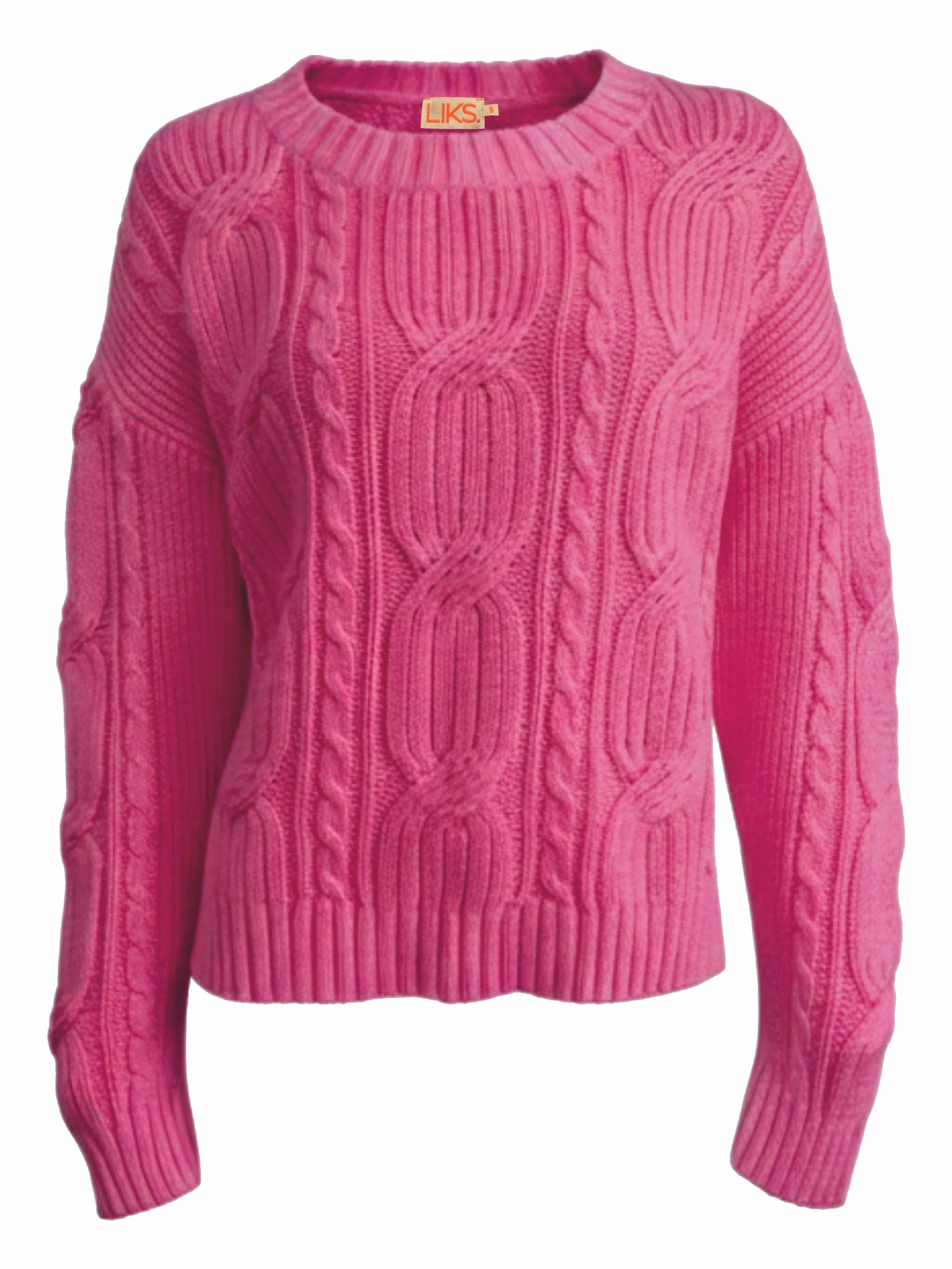 Pull torsadé en coton