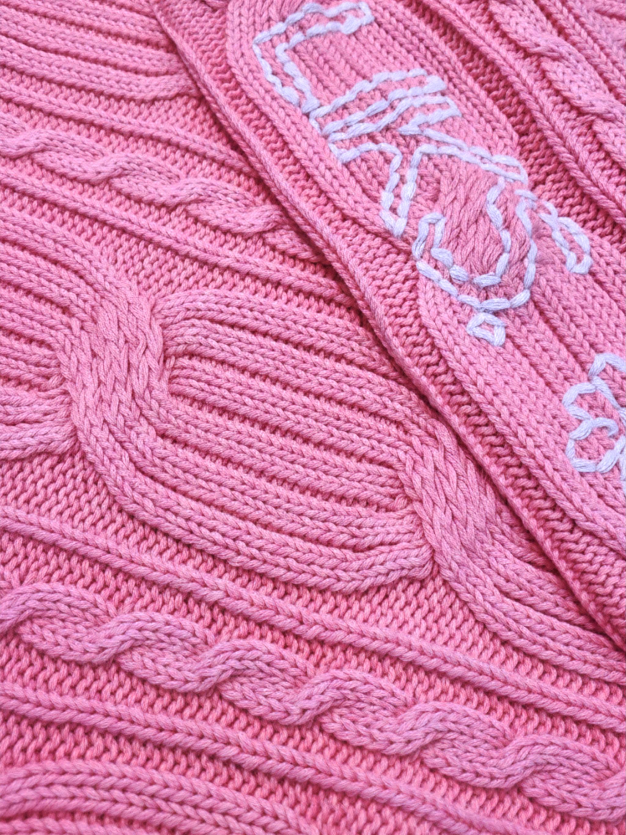 Pull torsadé en coton