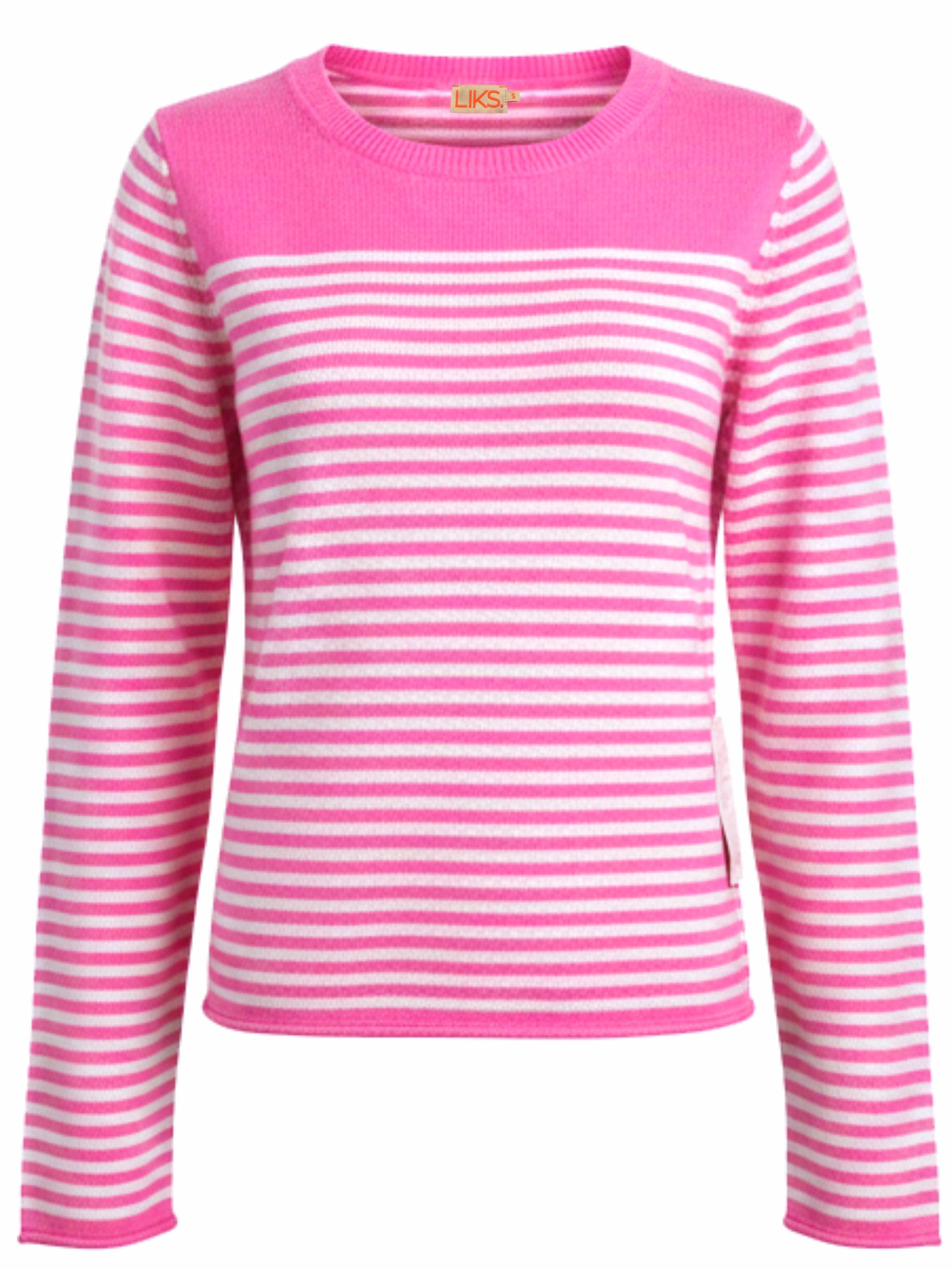 Striped knit sweater