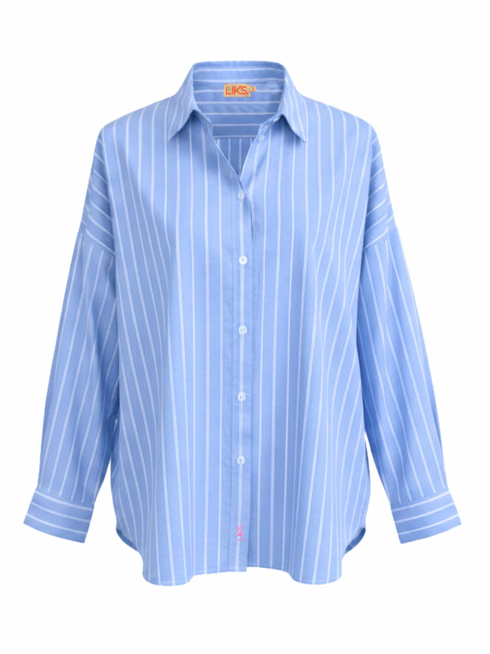 Damen Bluse mit Print COSY aus Baumwolle - GloriaC