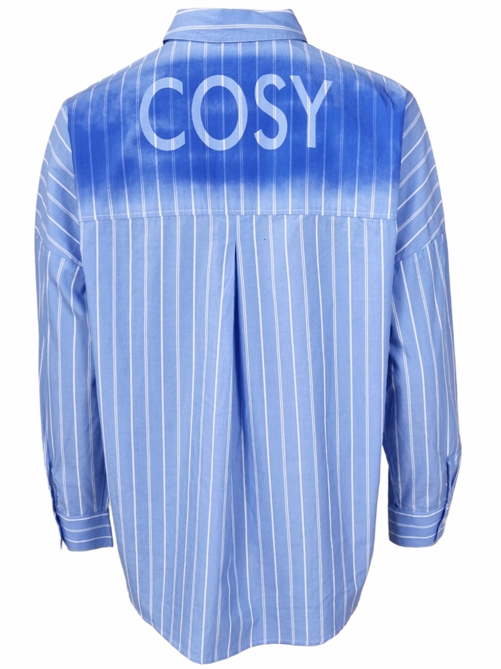 Damen Bluse mit Print COSY aus Baumwolle - GloriaC