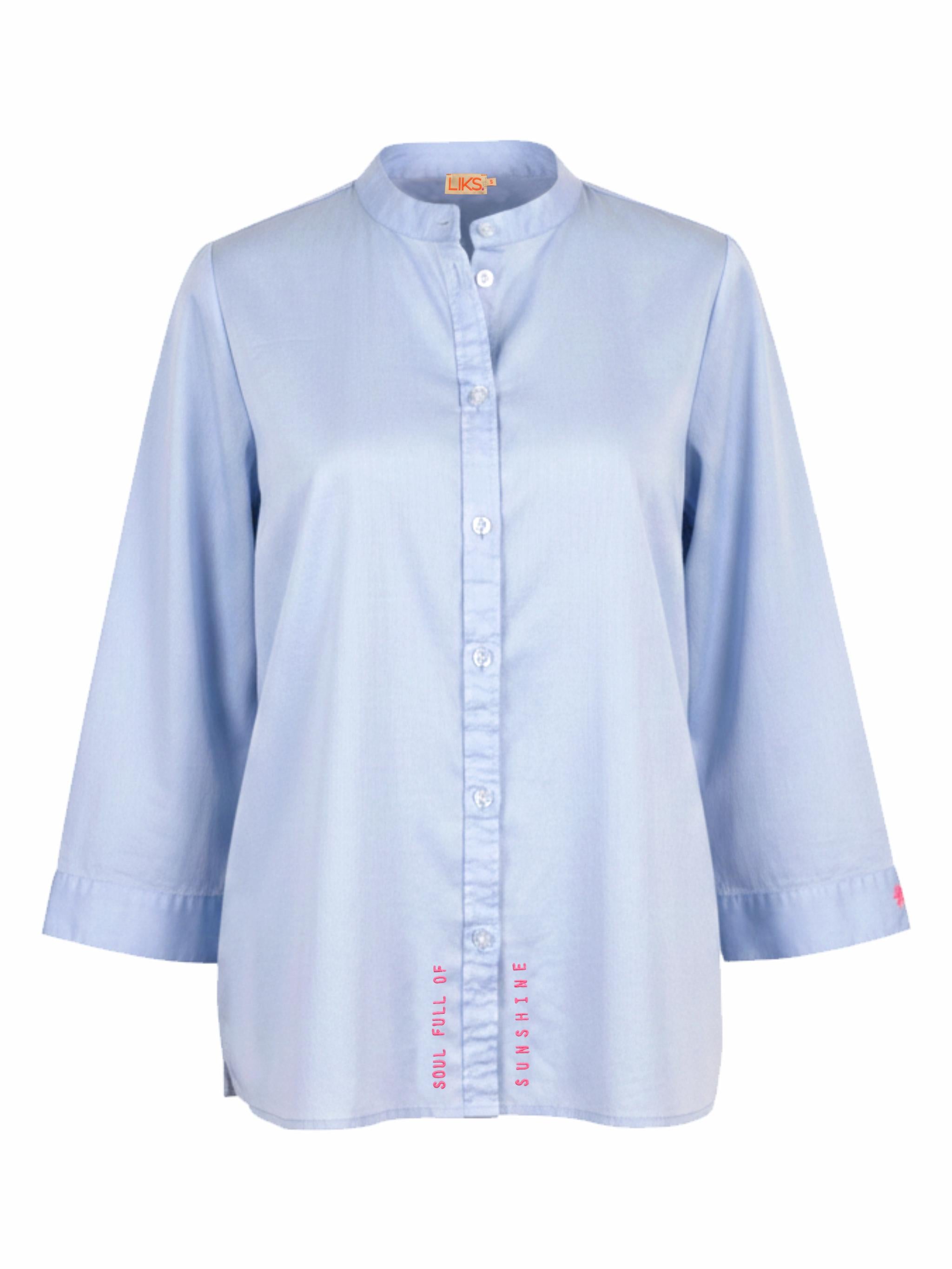 Damen Bluse mit Stickerei aus Baumwolle - GoldieC