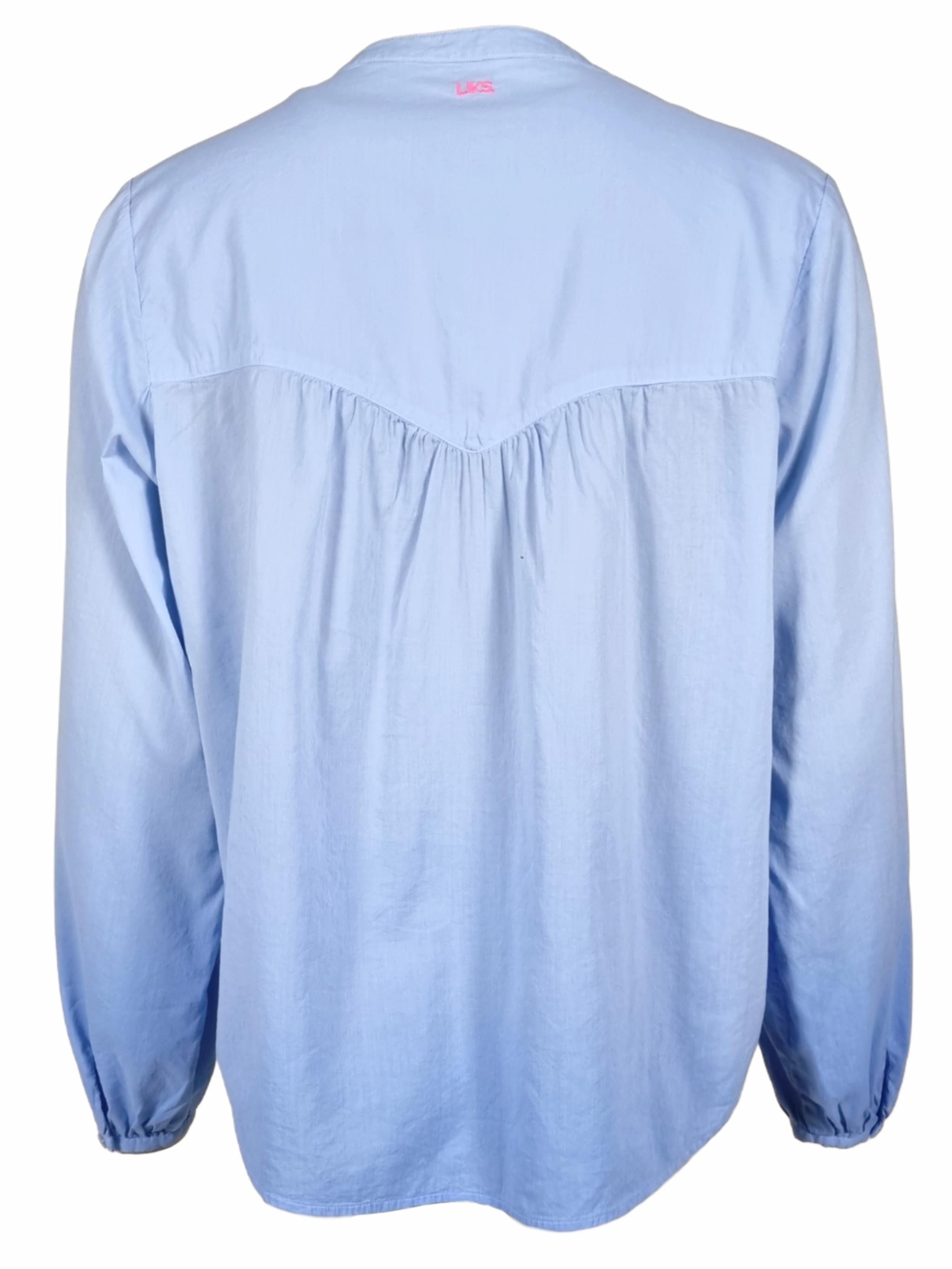 Damen Bluse mit Farbverlauf aus Baumwoll-Viskose-Mischung - GabriellaC