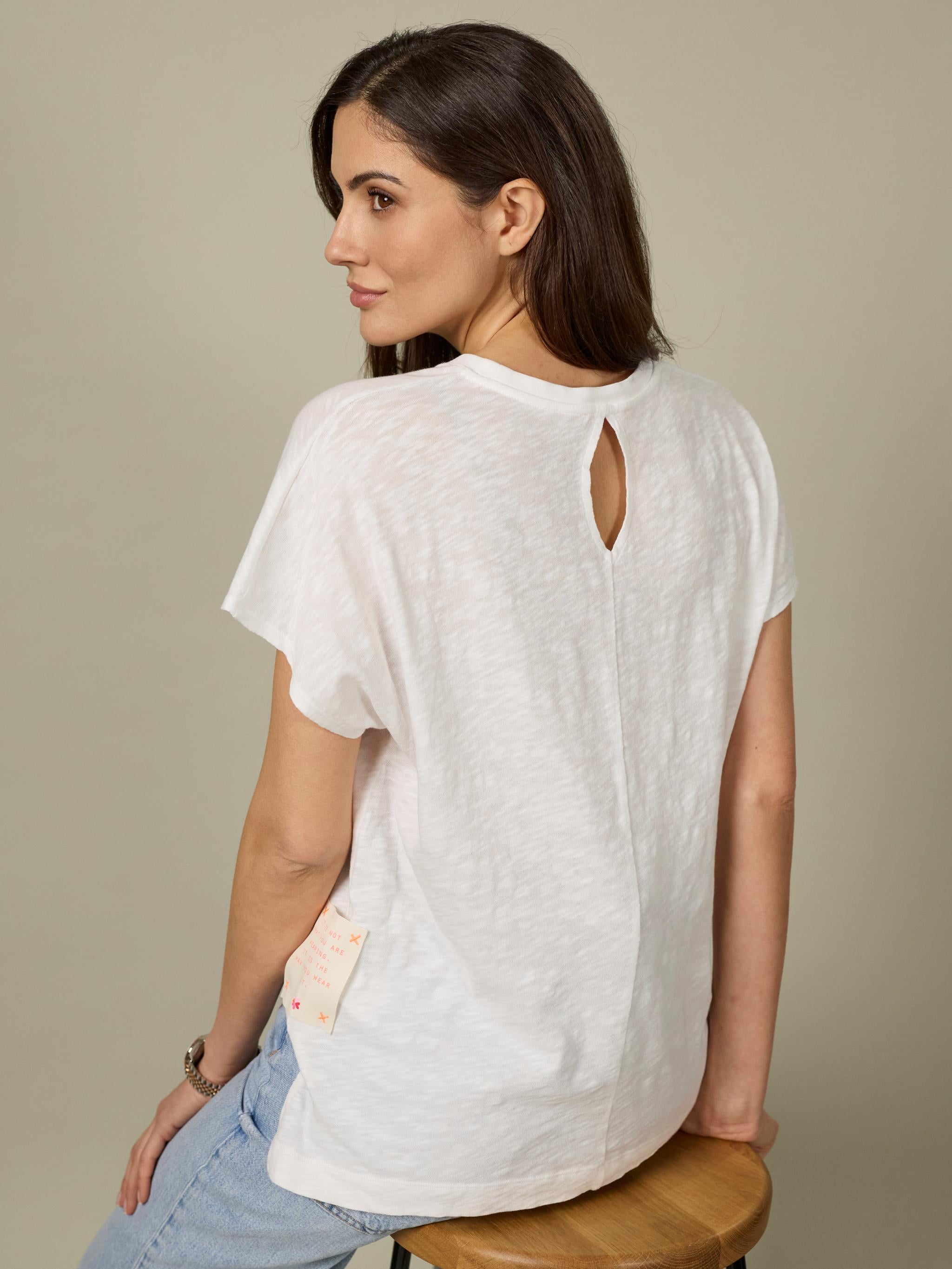 Damen Tshirt in Baumwolle Flammengarn - PhilippaC