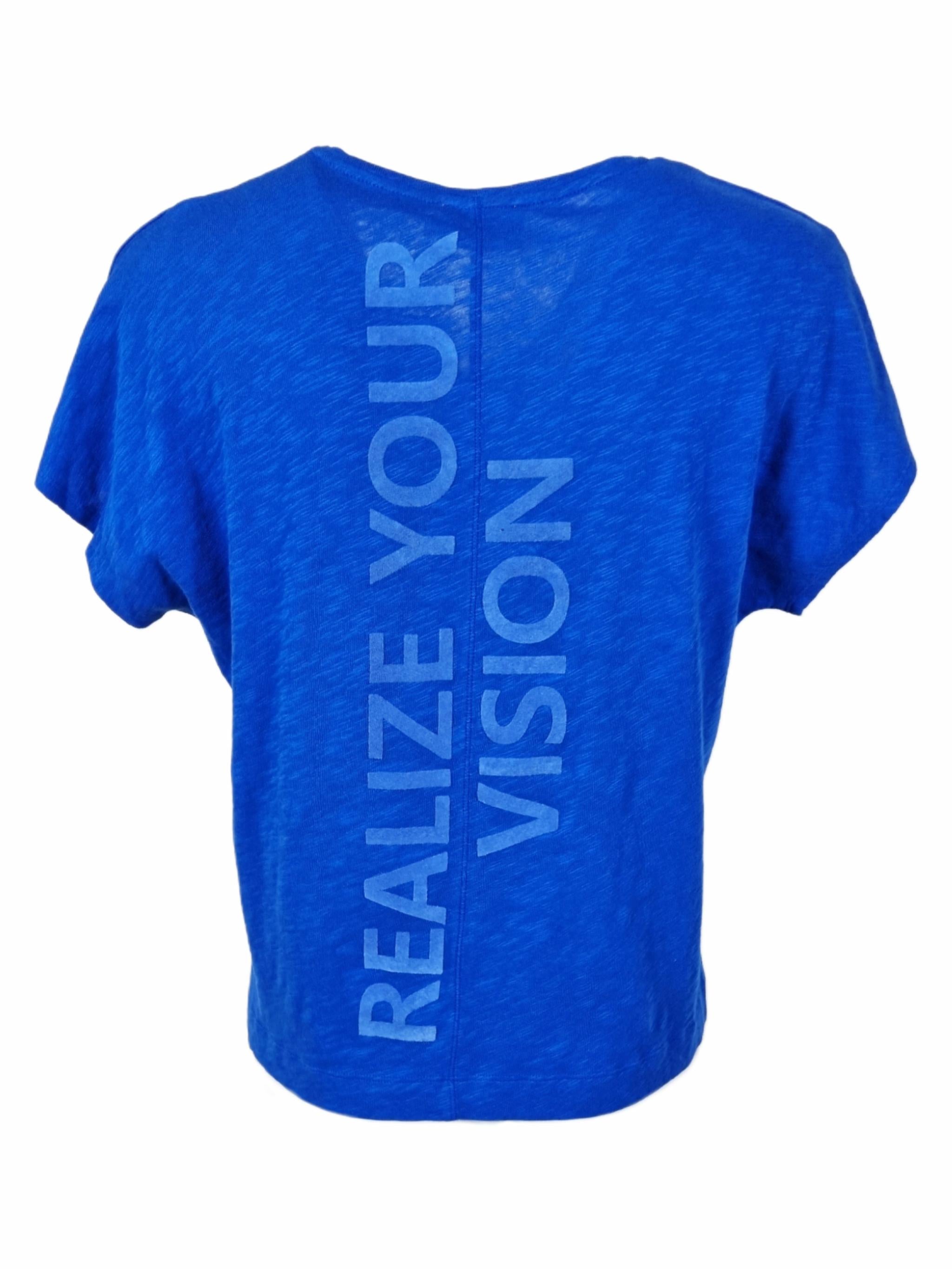 Damen Tshirt V-Ausschnitt mit Flockprint - PenelopeC