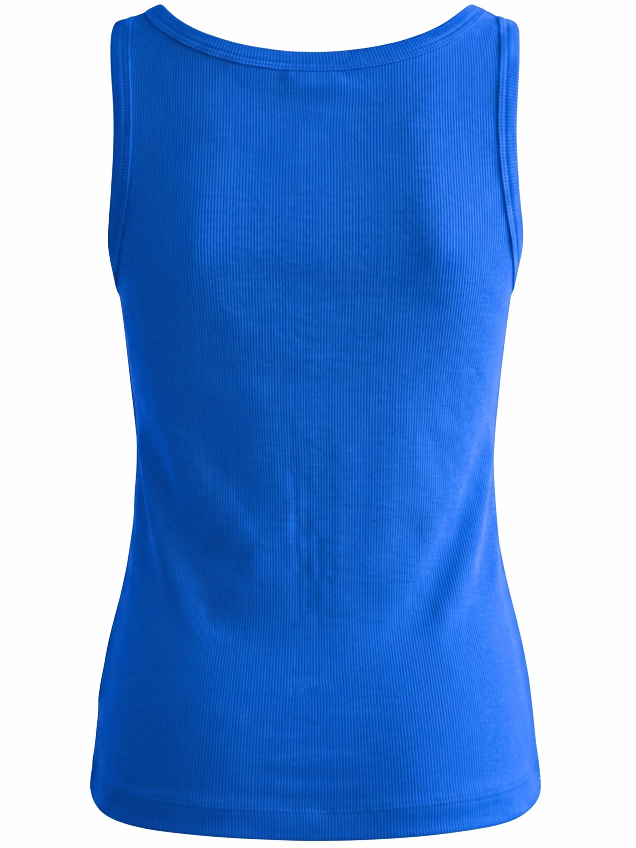 Damen Ripp Top mit Stickerei - PetraC