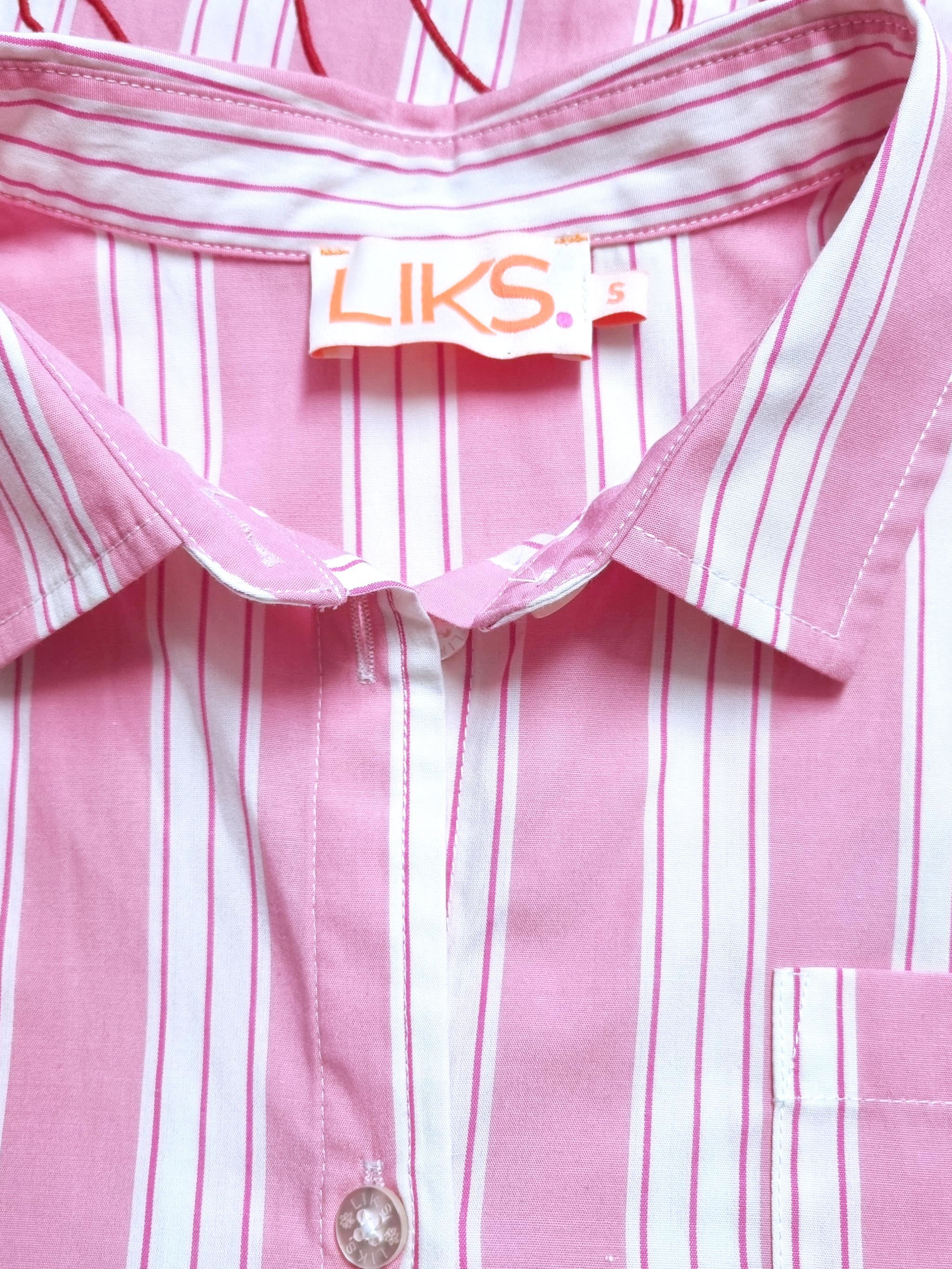 Damen Bluse gestreift mit Sonnen Stickerei - GraceC