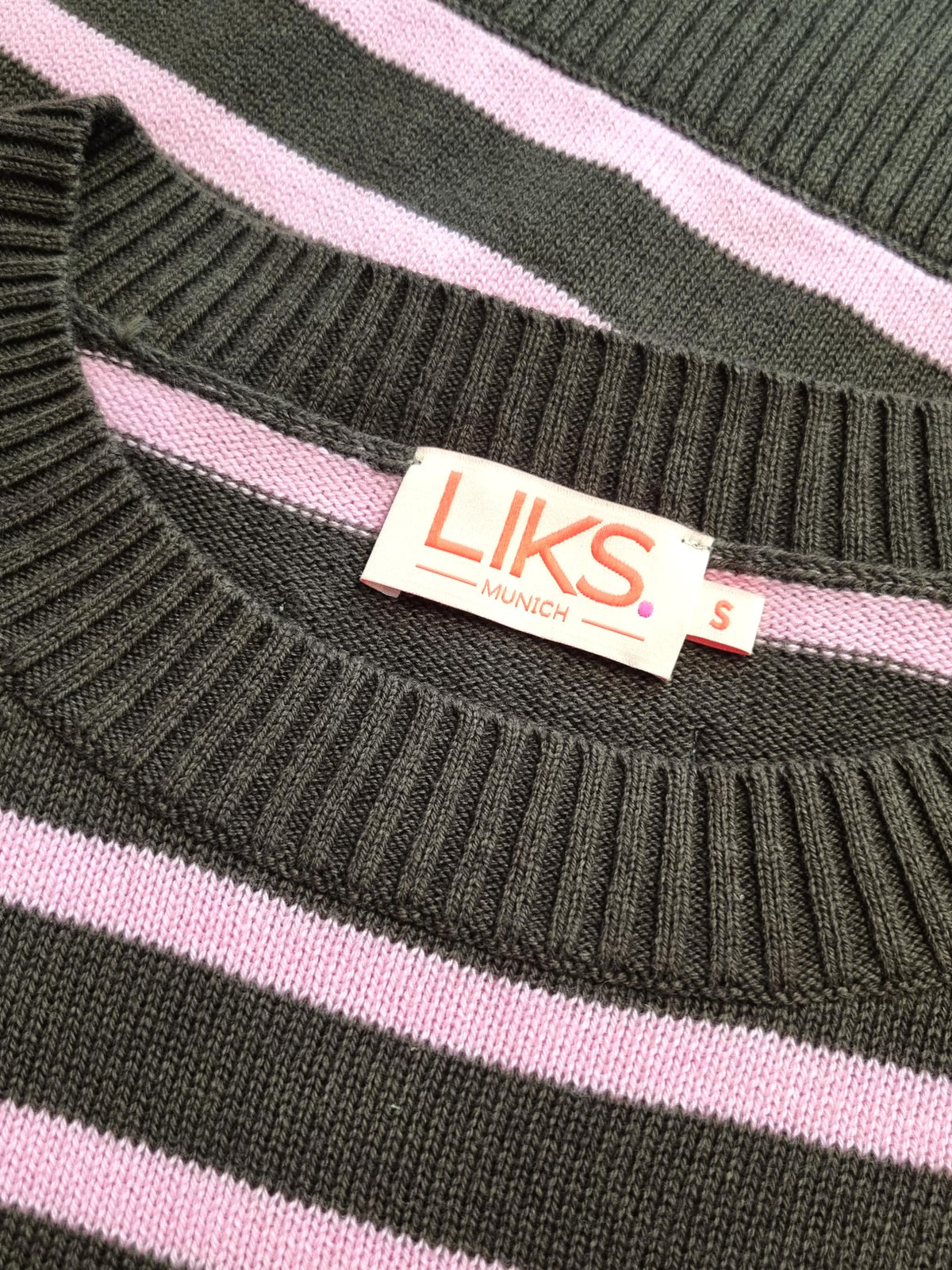 Damen Strickpullover gestreift aus Baumwoll-Kaschmir Mischung - DuaC