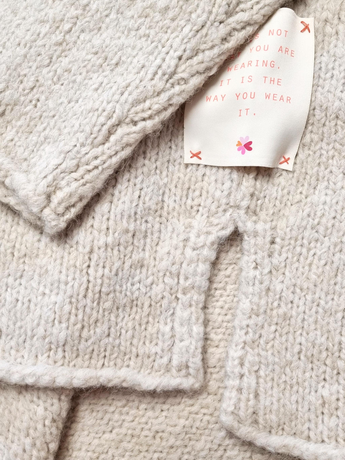 Damen Strickpullover mit Herzintarsie im Vorderteil aus Alpaka - Woll - Mischung - BrittaC