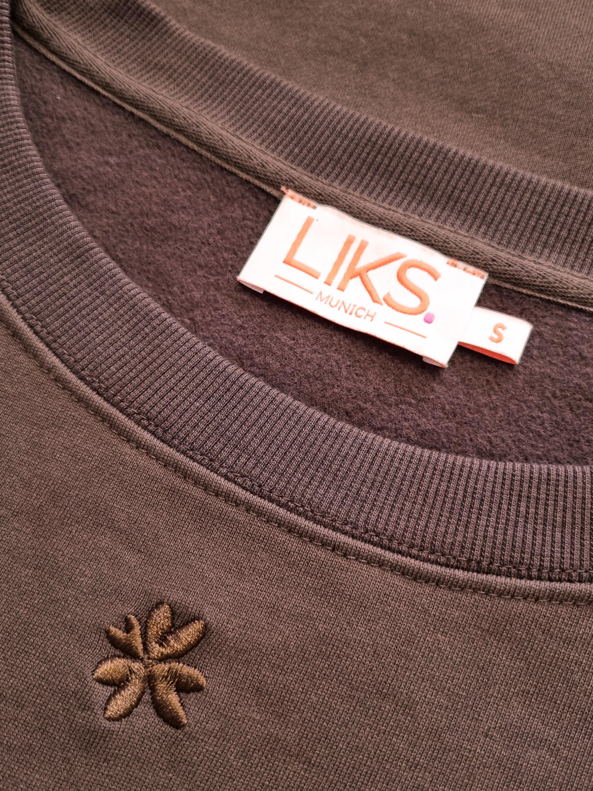 Damen Sweatshirt mit Herzpatches aus Organic Cotton - SummerC