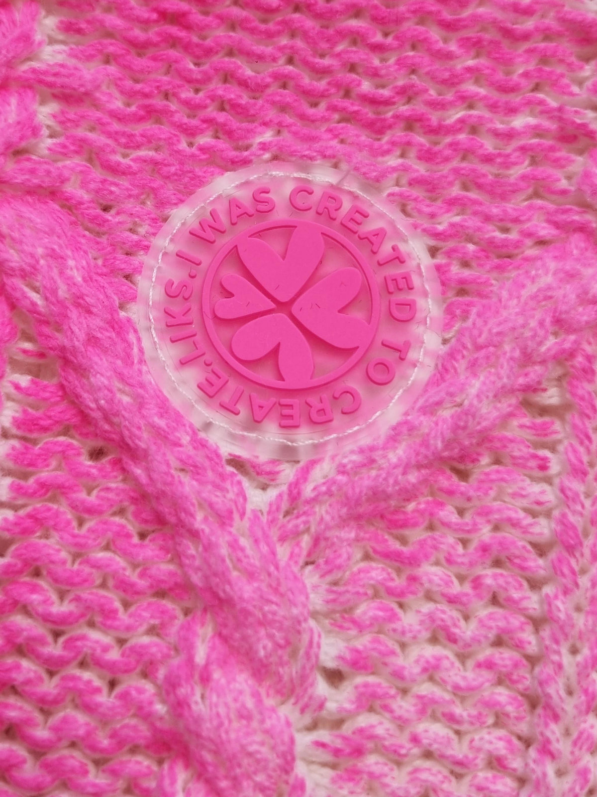 Damen Strickpullover gesprüht mit Zopfmuster aus Baumwoll - Polyacryl - Mischung - DoroC