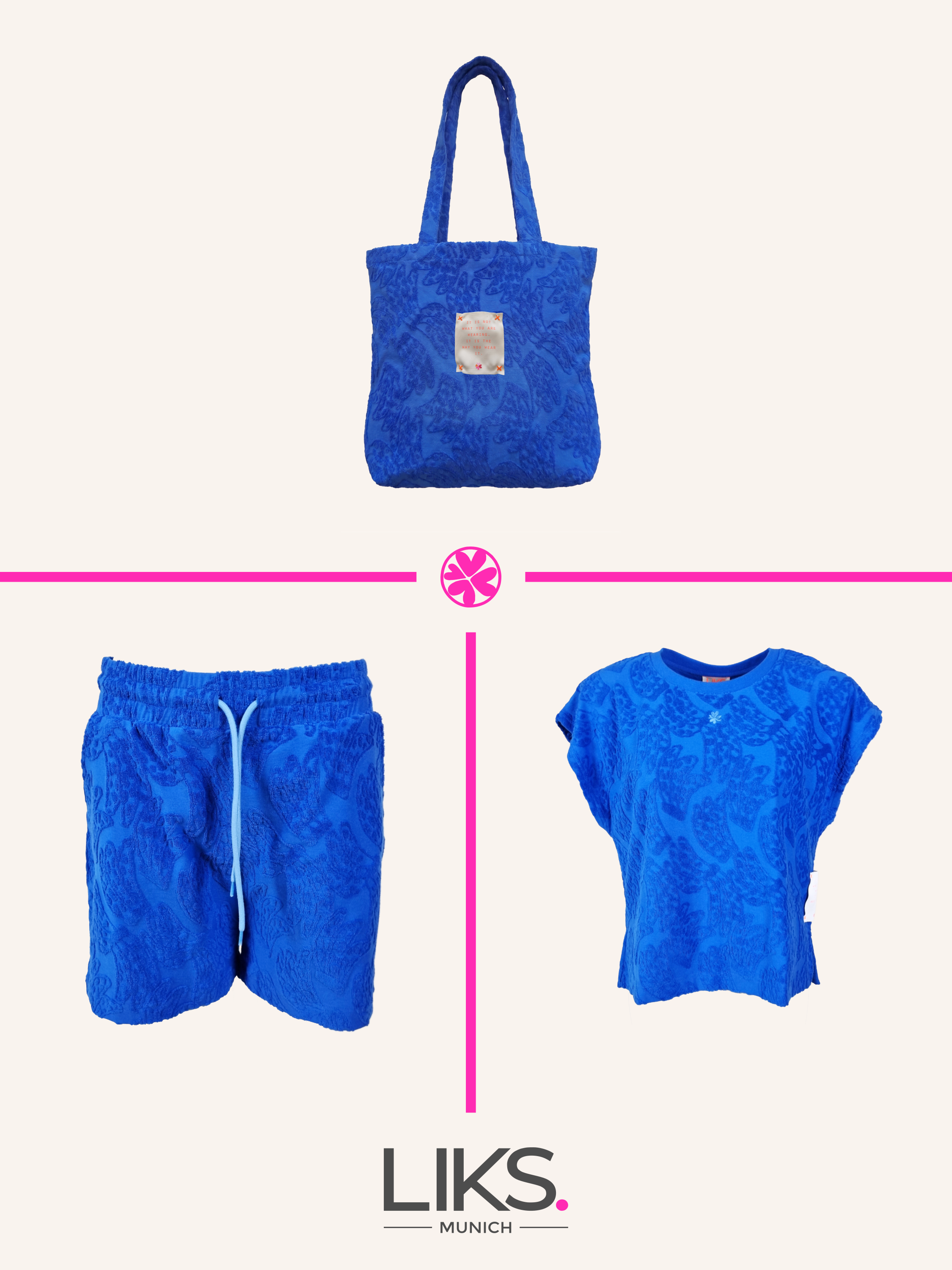 Frottee Sommer Set – 3 Teile Look
