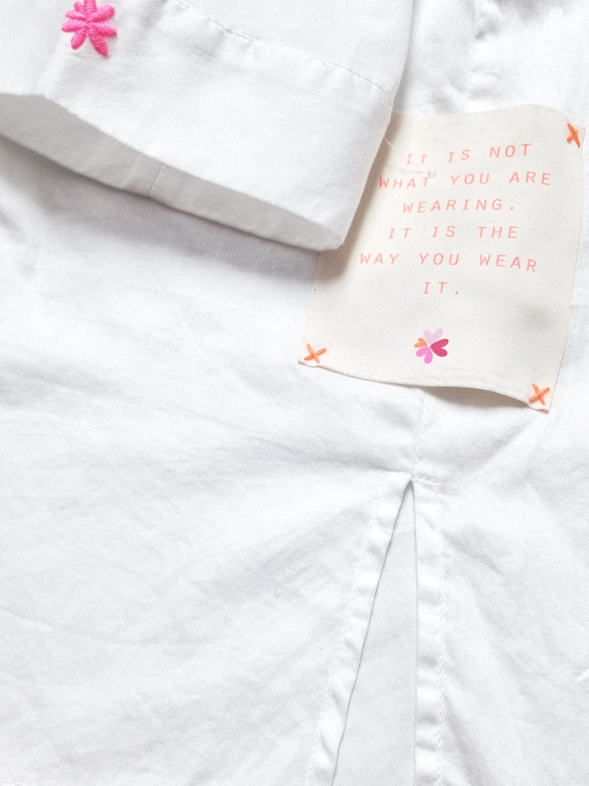 Chemisier pour femme brodé en coton - GoldieC