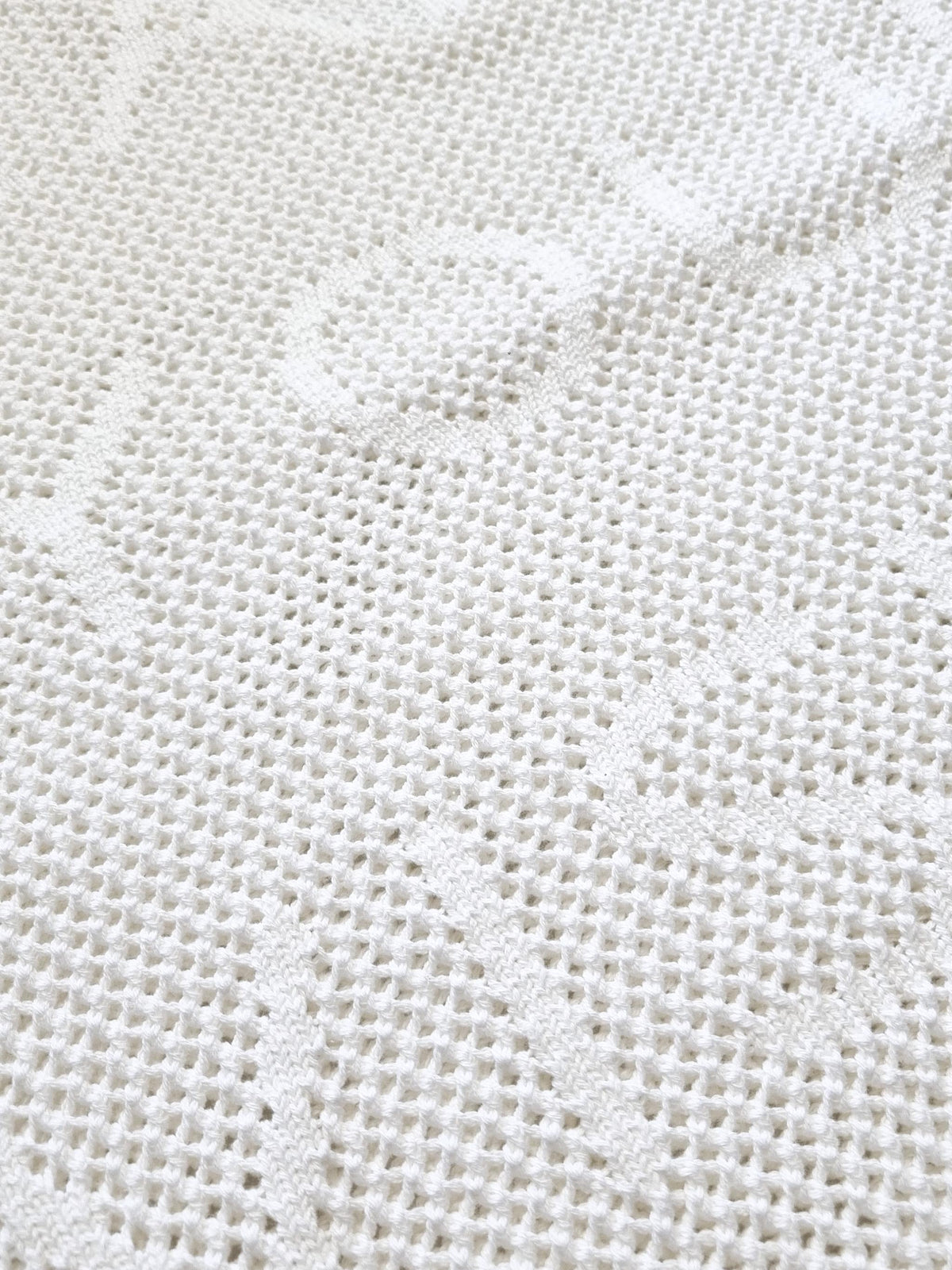 Pull-over en maille de coton pour femme avec motif ajouré - AlinaC