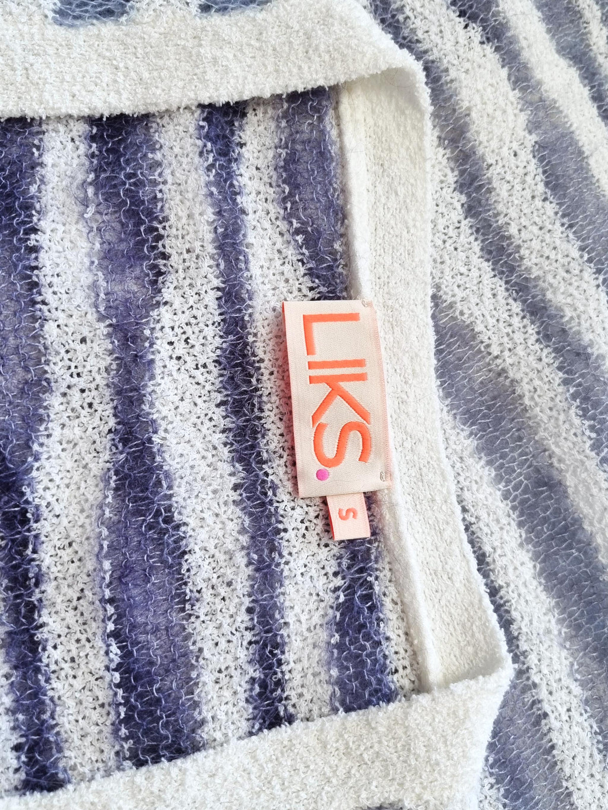 Oversized striped mohair-cotton blend cardigan - DeltaC