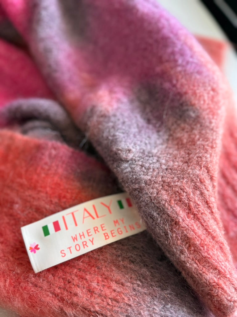 Strickpullover "Autumn" gesprüht