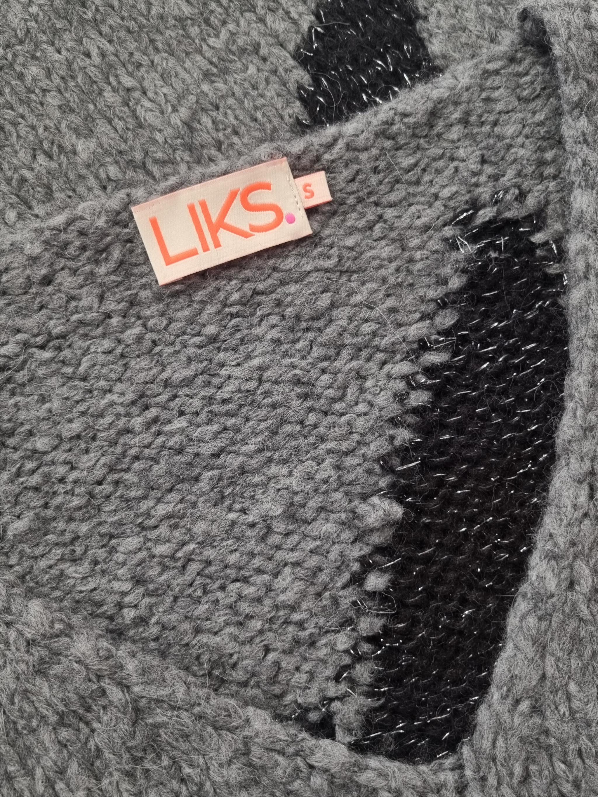 Strickpullover Stern mit V Ausschnitt - AlinaC