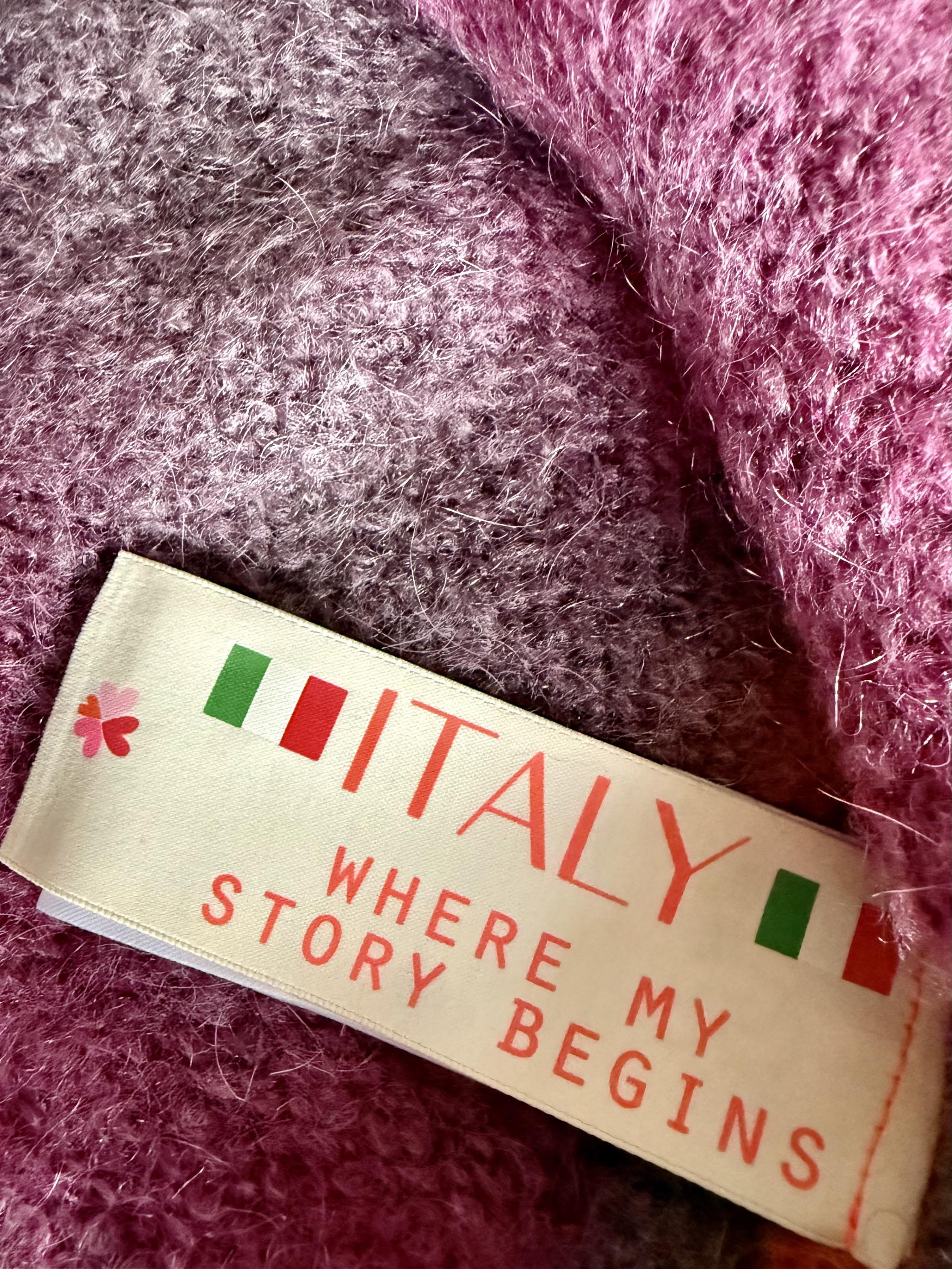 Strickjacke "Autumn" offen lang gesprüht