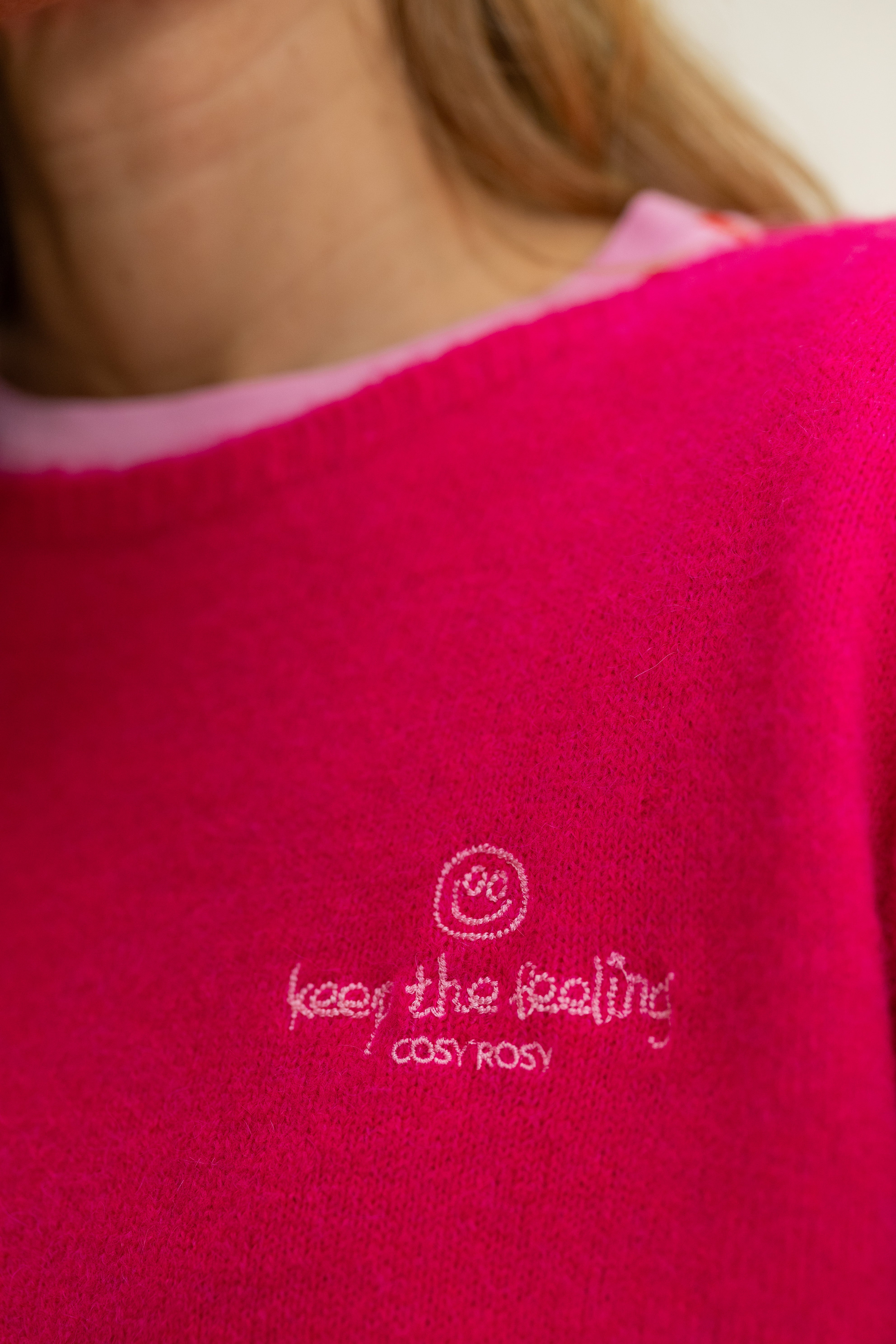 Strickpullover "Keep the feeling"