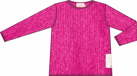 Strickpullover mit Rückenfalte