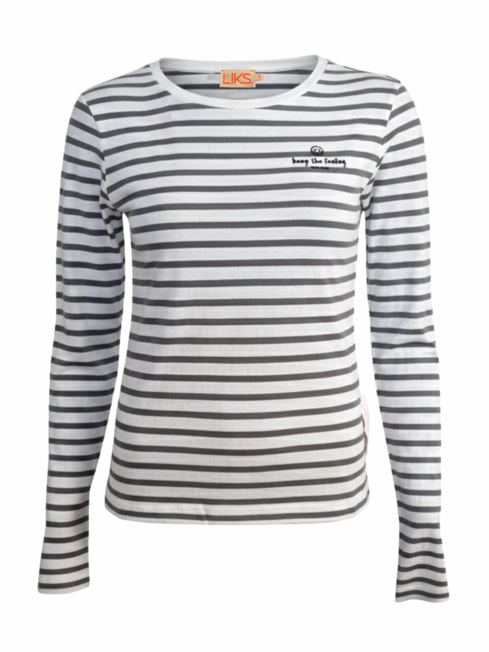 Langarmshirt mit Streifen