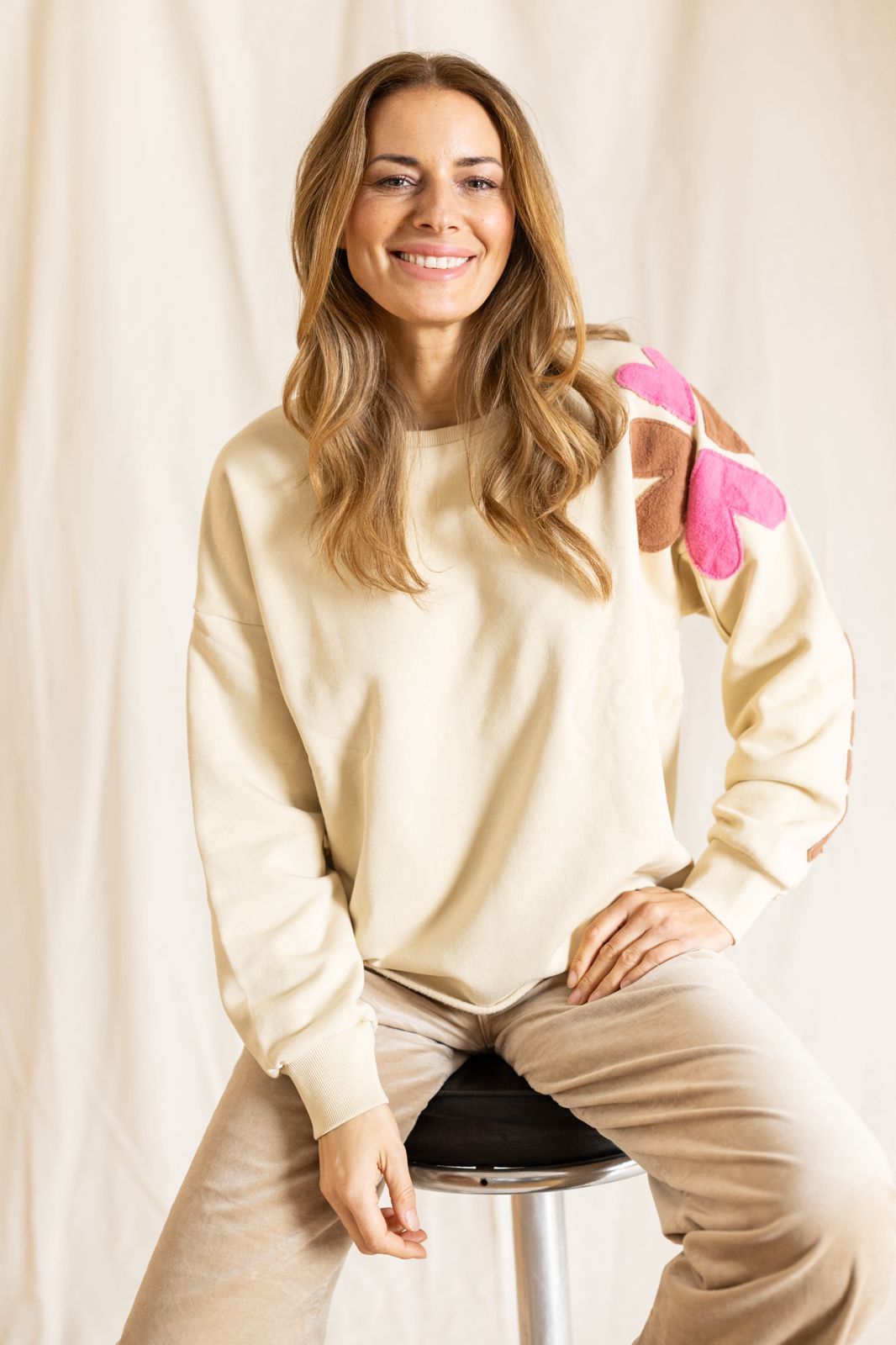 Sweatpullover "THE LABEL IS COSY"