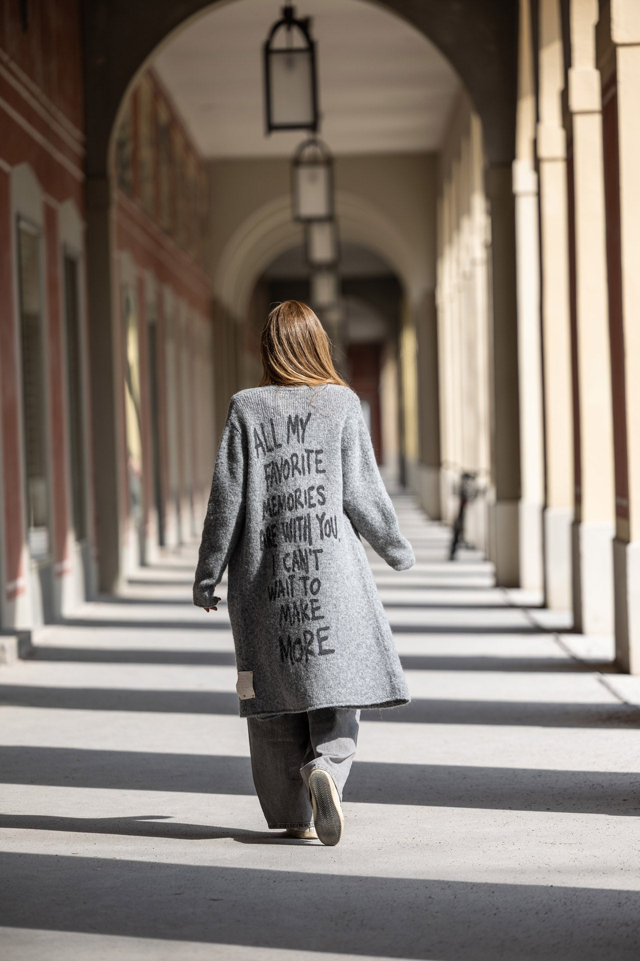 Strickjacke lang "Favorite Memories"