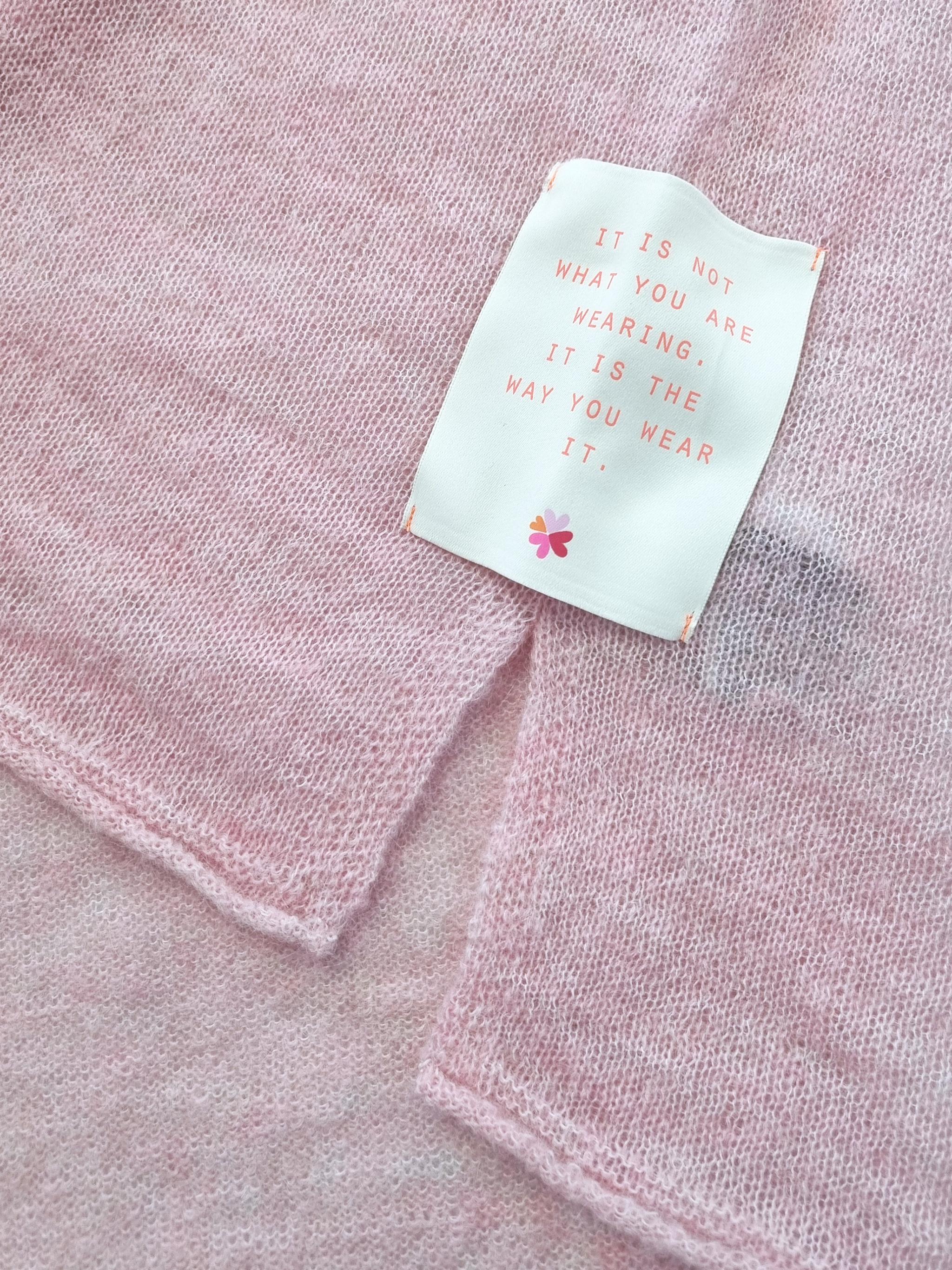 Damen Strickpoloshirt mit Stickerei aus Mohair-Woll-Mischung - DeliaC