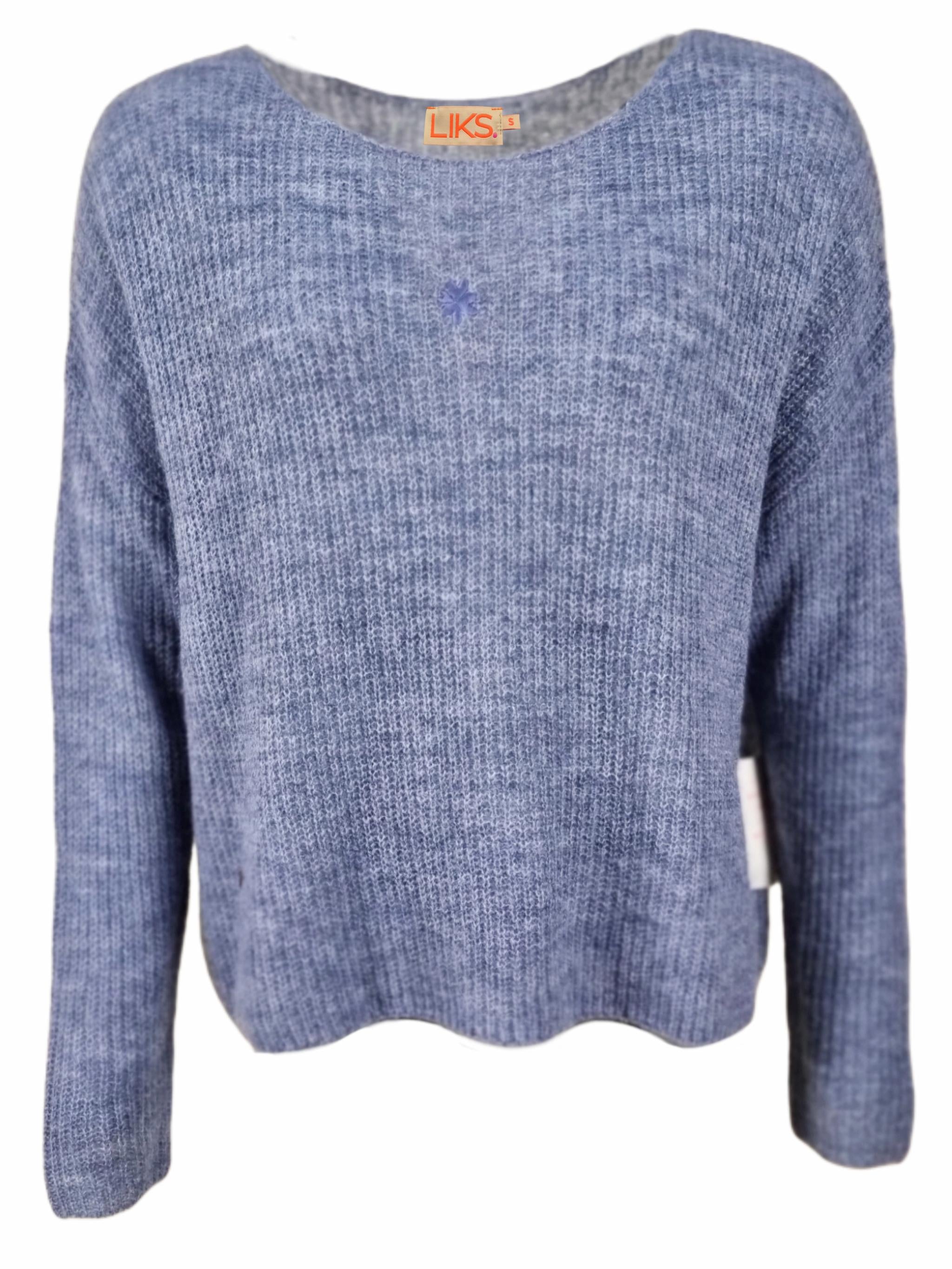 Damen Strickpullover leichte Rippe aus Alpaka-Woll-Mischung - BriaC