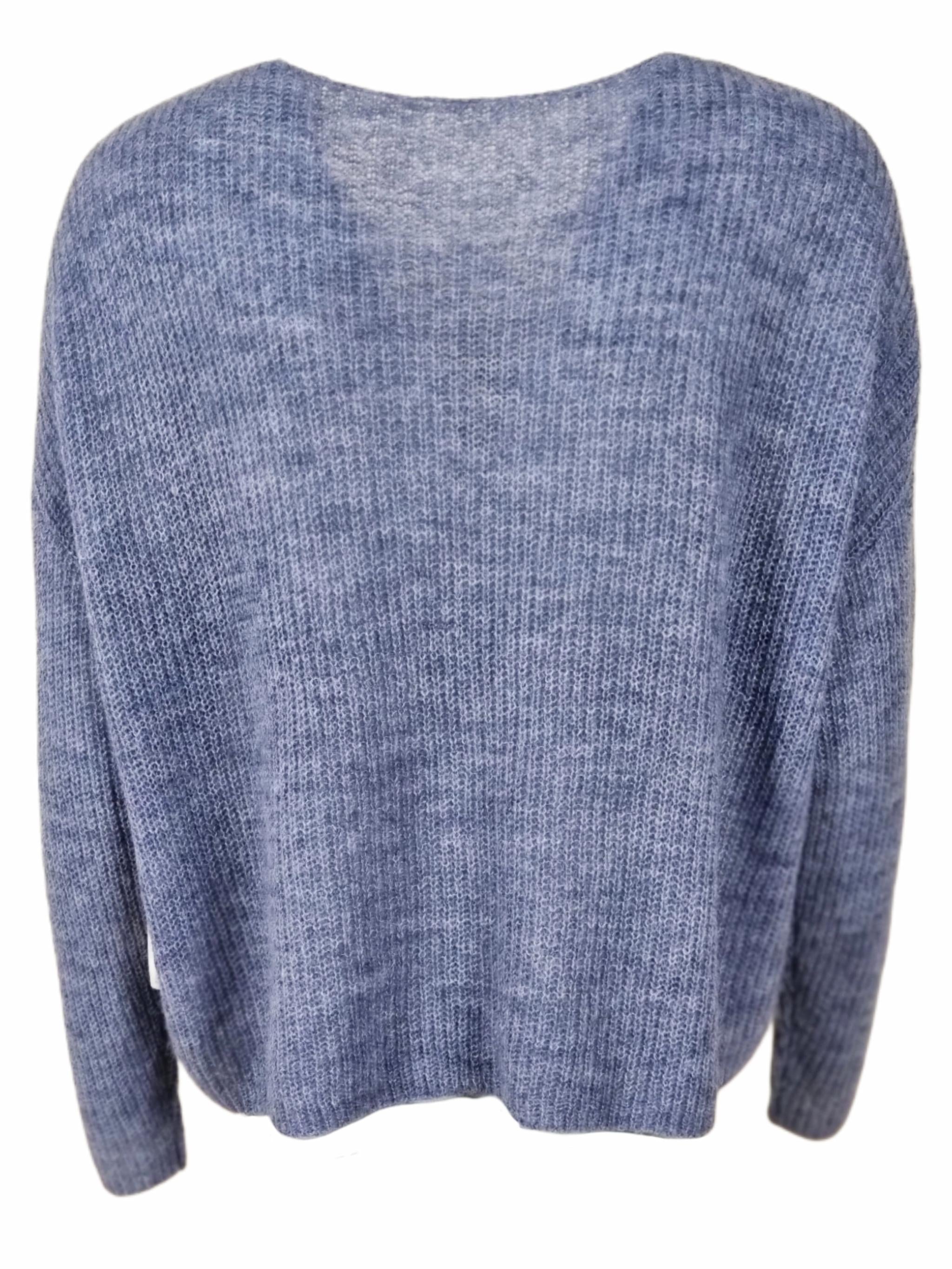 Damen Strickpullover leichte Rippe aus Alpaka-Woll-Mischung - BriaC