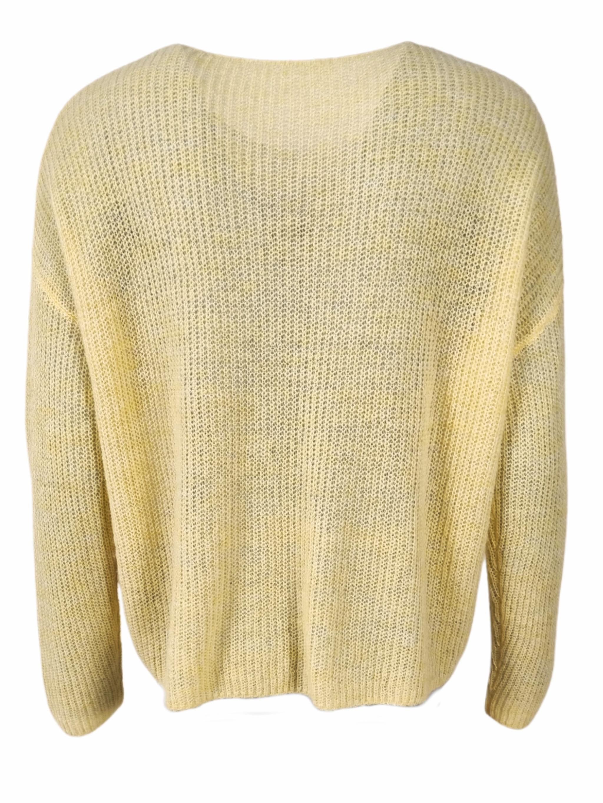 Damen Strickpullover leichte Rippe aus Alpaka-Woll-Mischung - BriaC