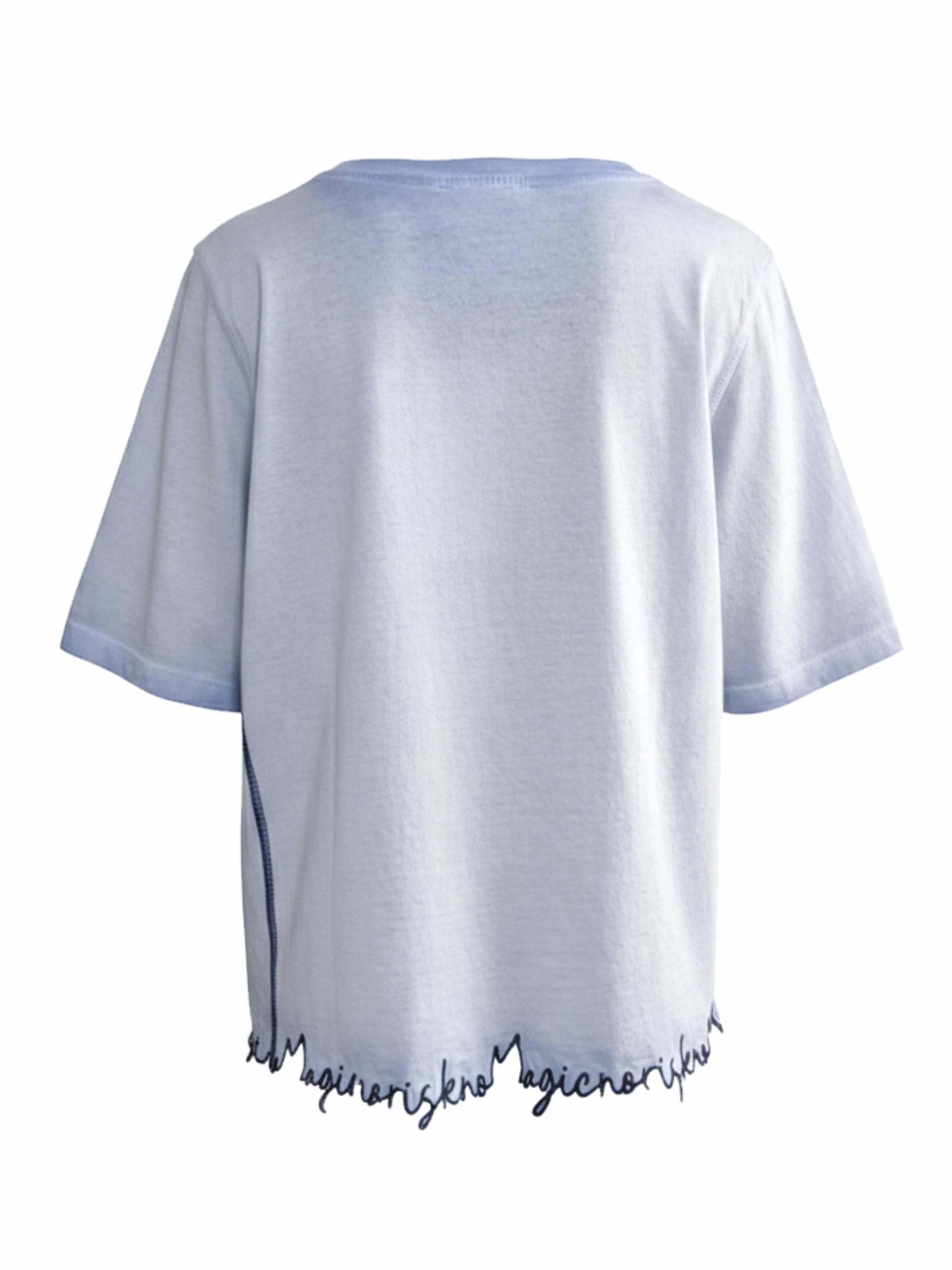 Tshirt mit Stickerei No Risk No Magic