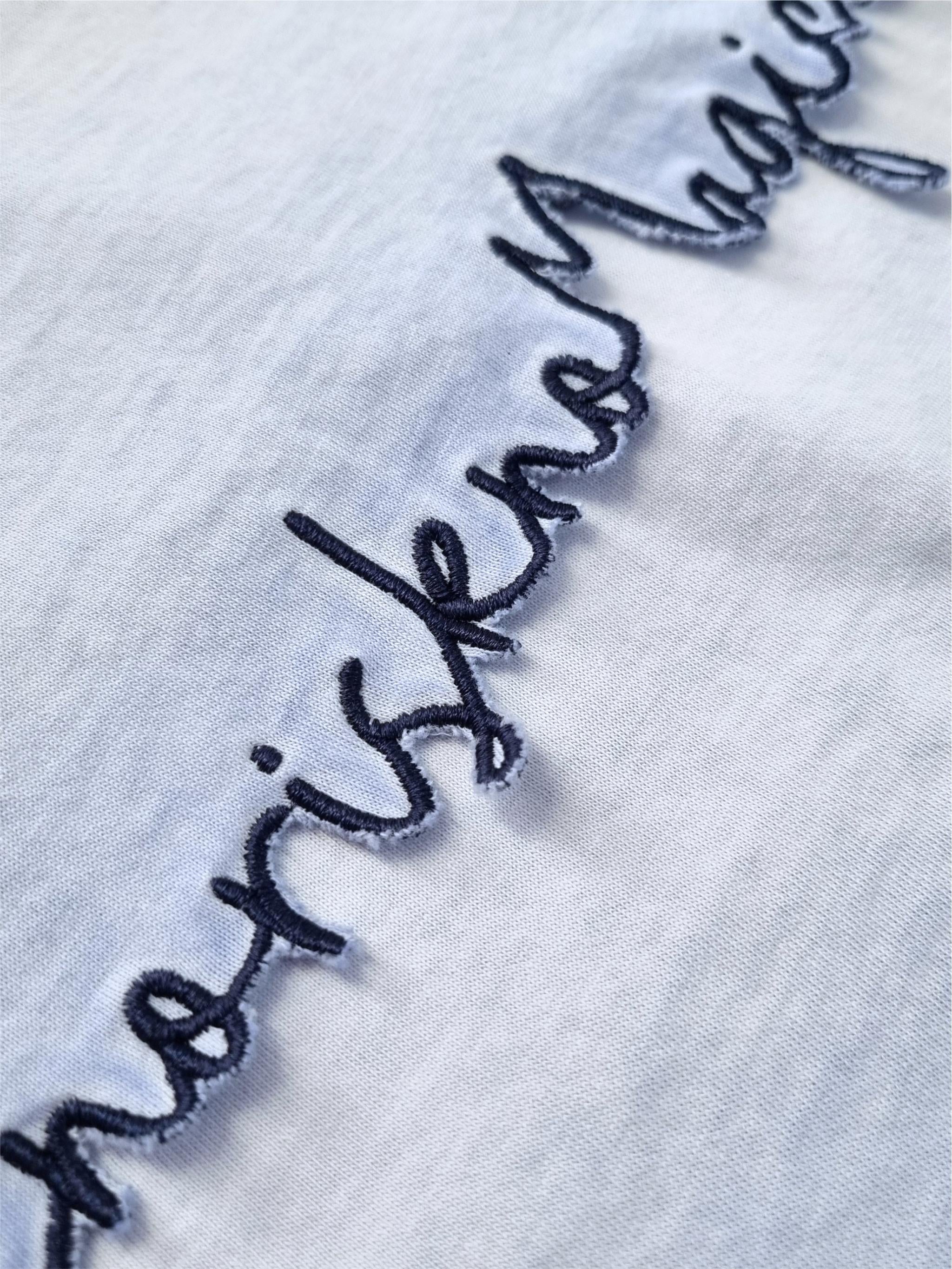 Tshirt mit Stickerei No Risk No Magic