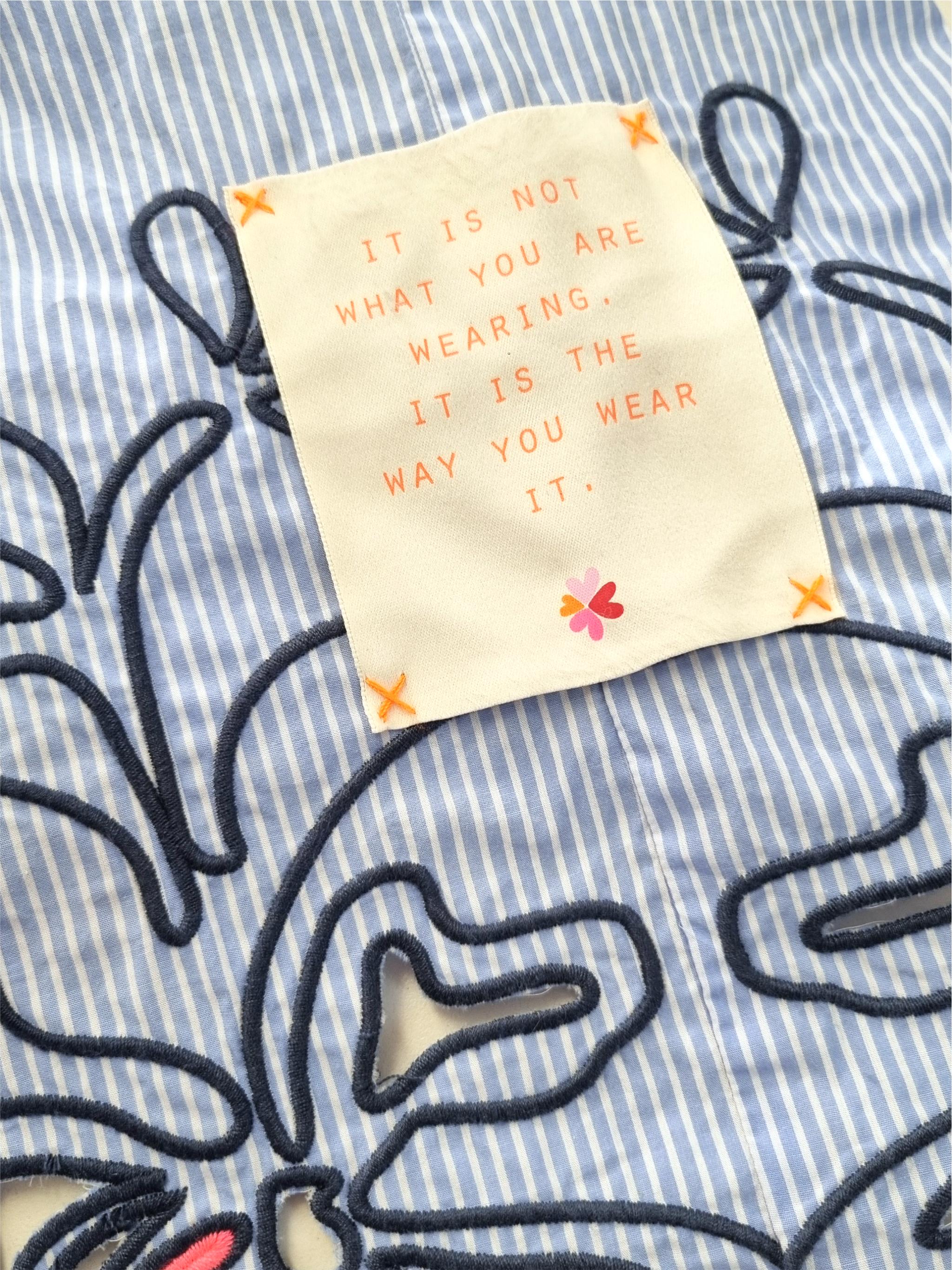 Blouse with embroidery