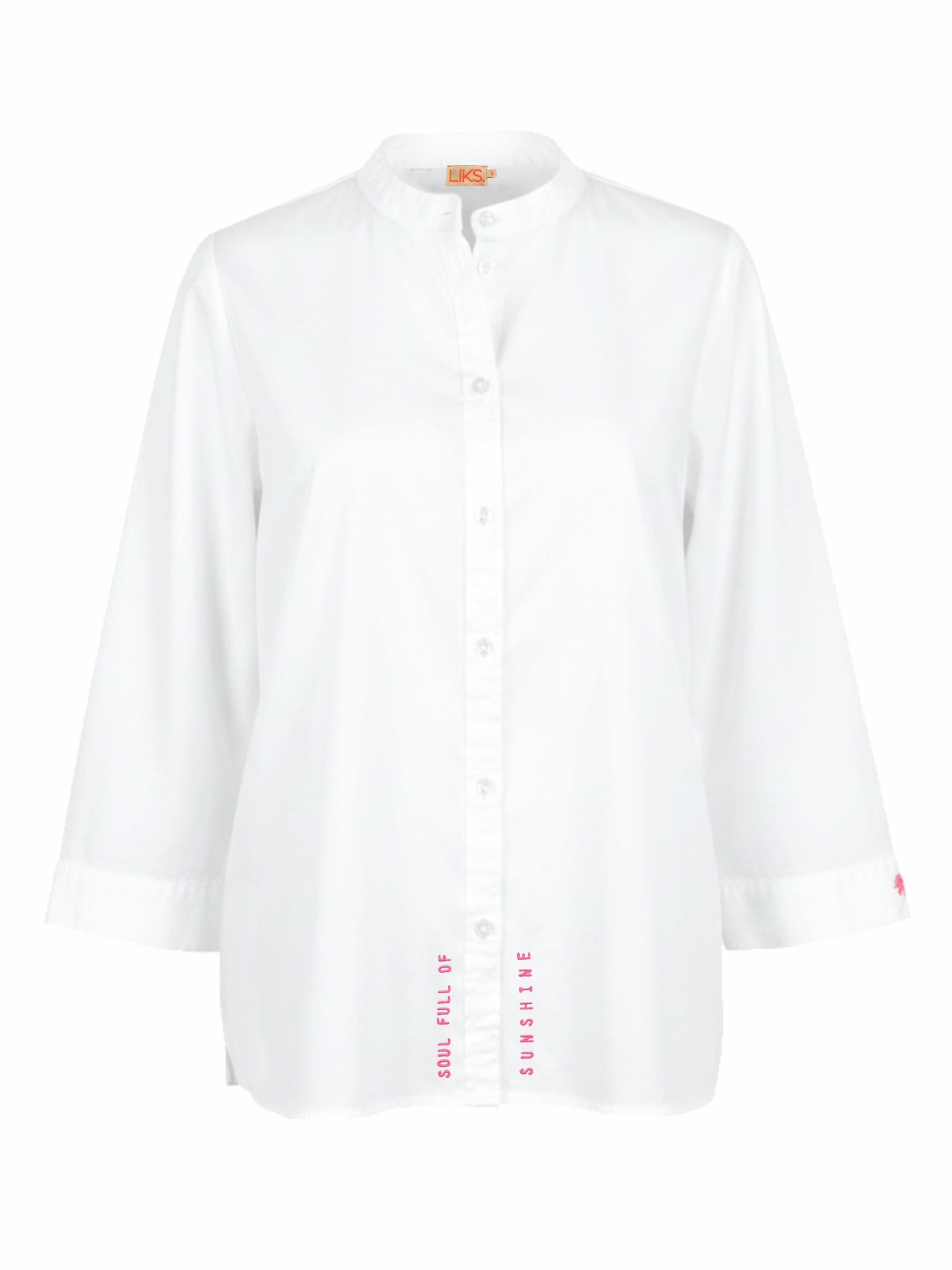 Damen Bluse mit Stickerei aus Baumwolle - GoldieC