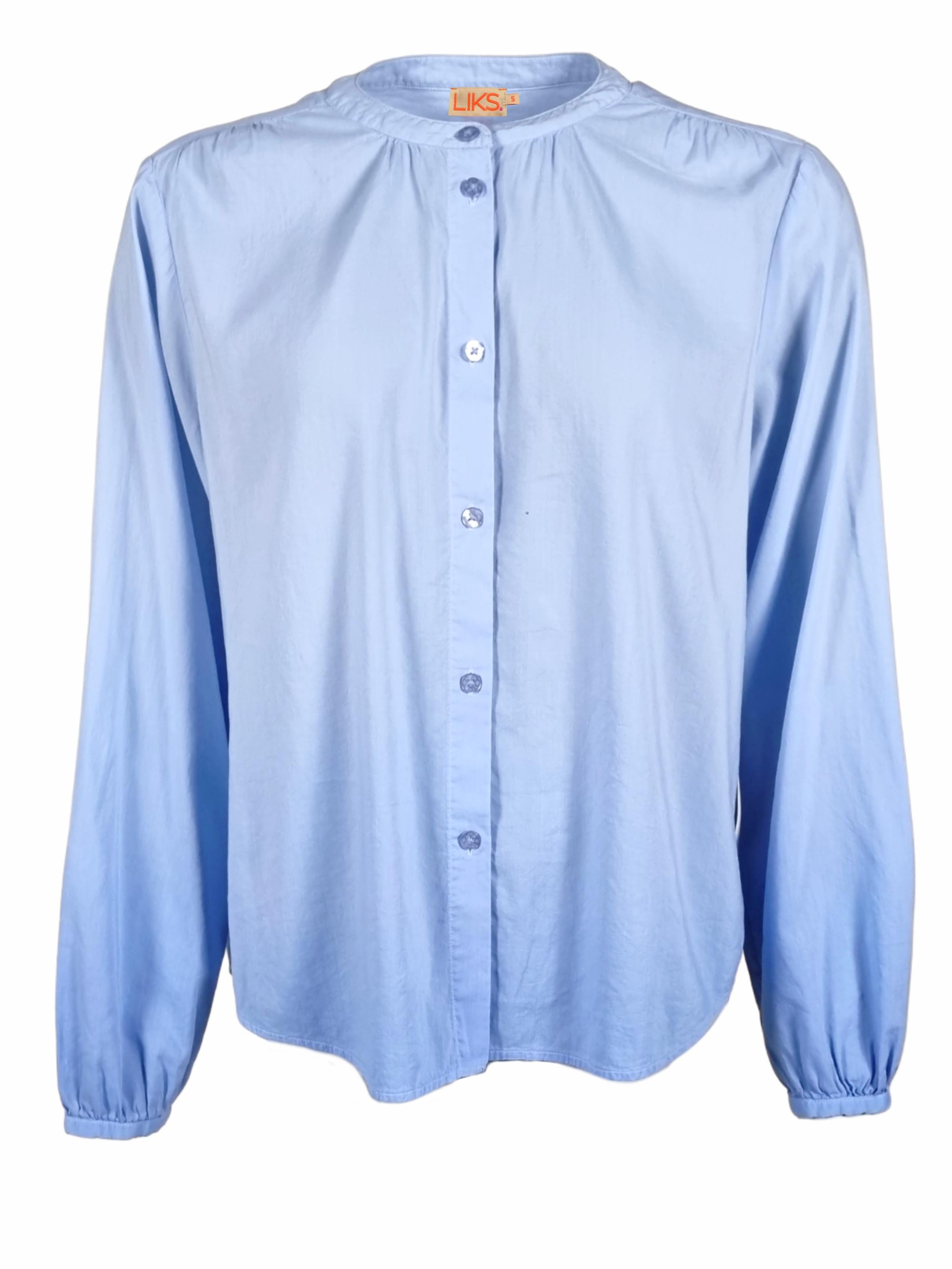 Damen Bluse mit Farbverlauf aus Baumwoll-Viskose-Mischung - GabriellaC